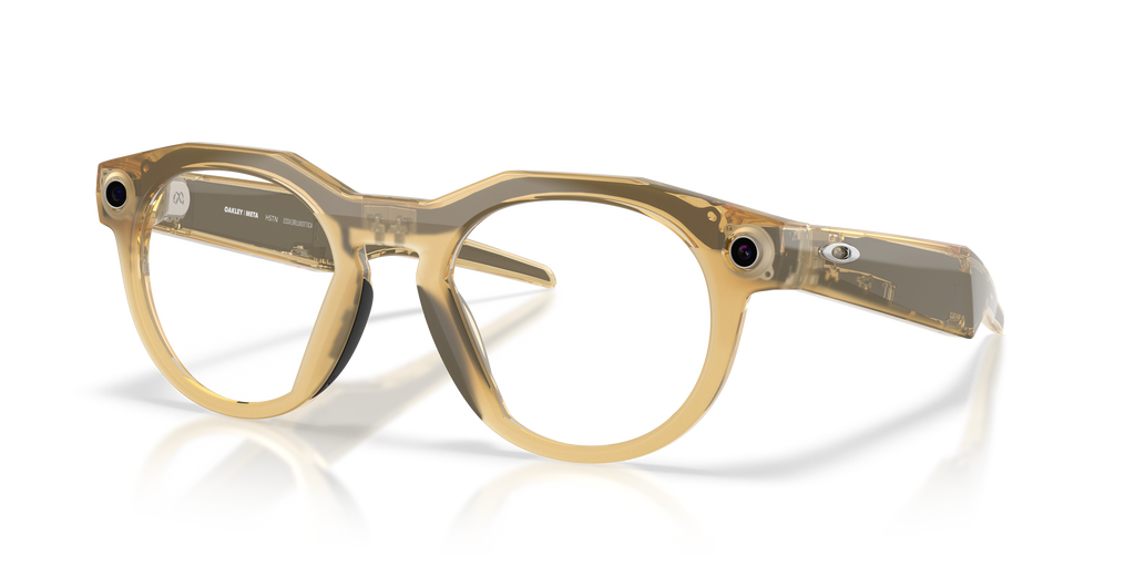 Oakley Oakley Meta HSTN Round Sunglasses - Light Curry