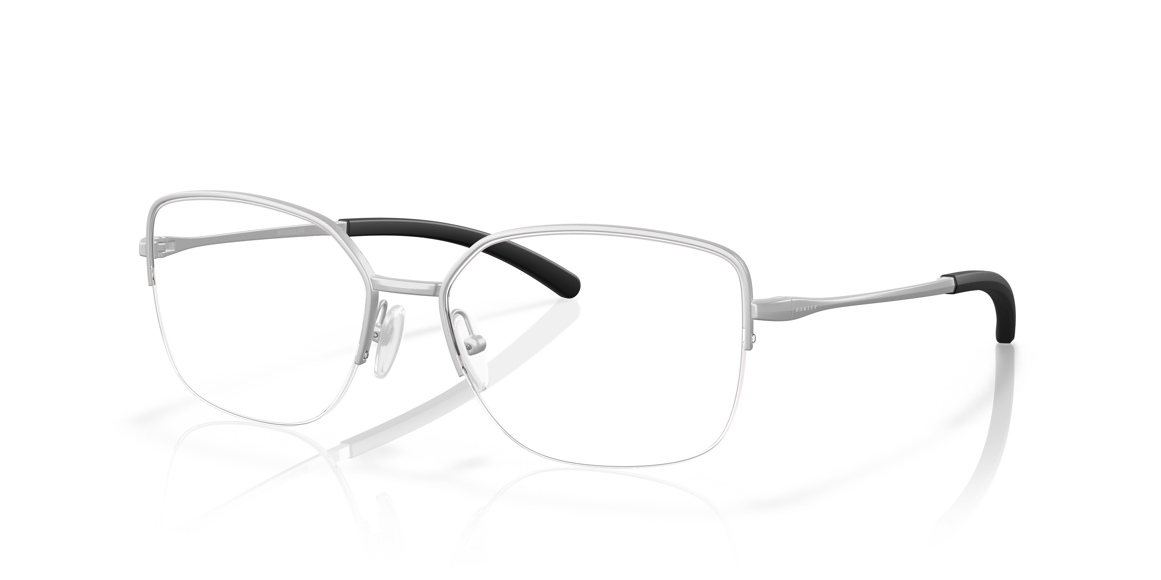 Oakley OX3006 Moonglow Round Eyeglasses - Satin Chrome
