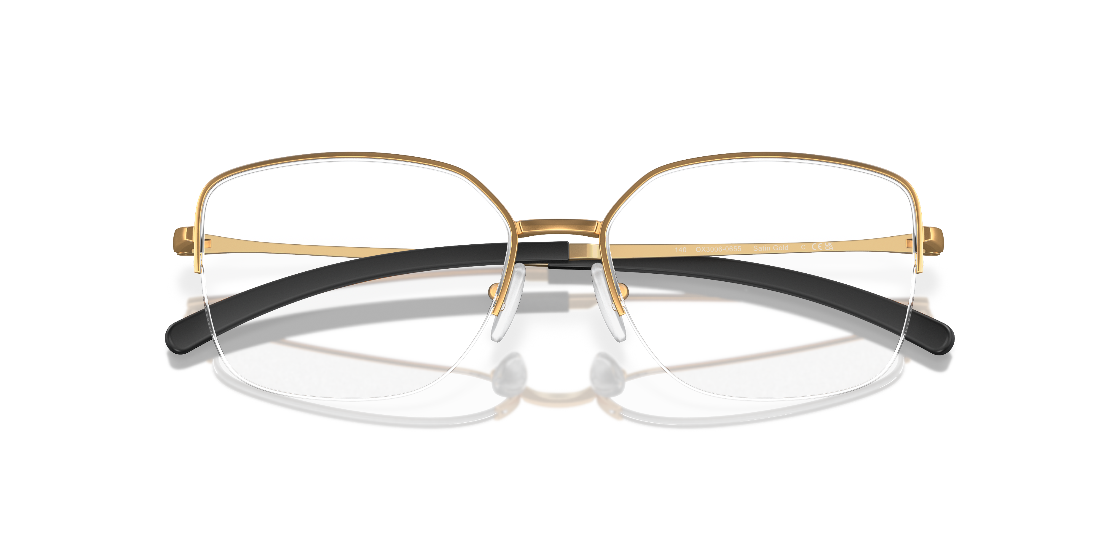 Oakley OX3006 Moonglow Round Eyeglasses - Satin Gold