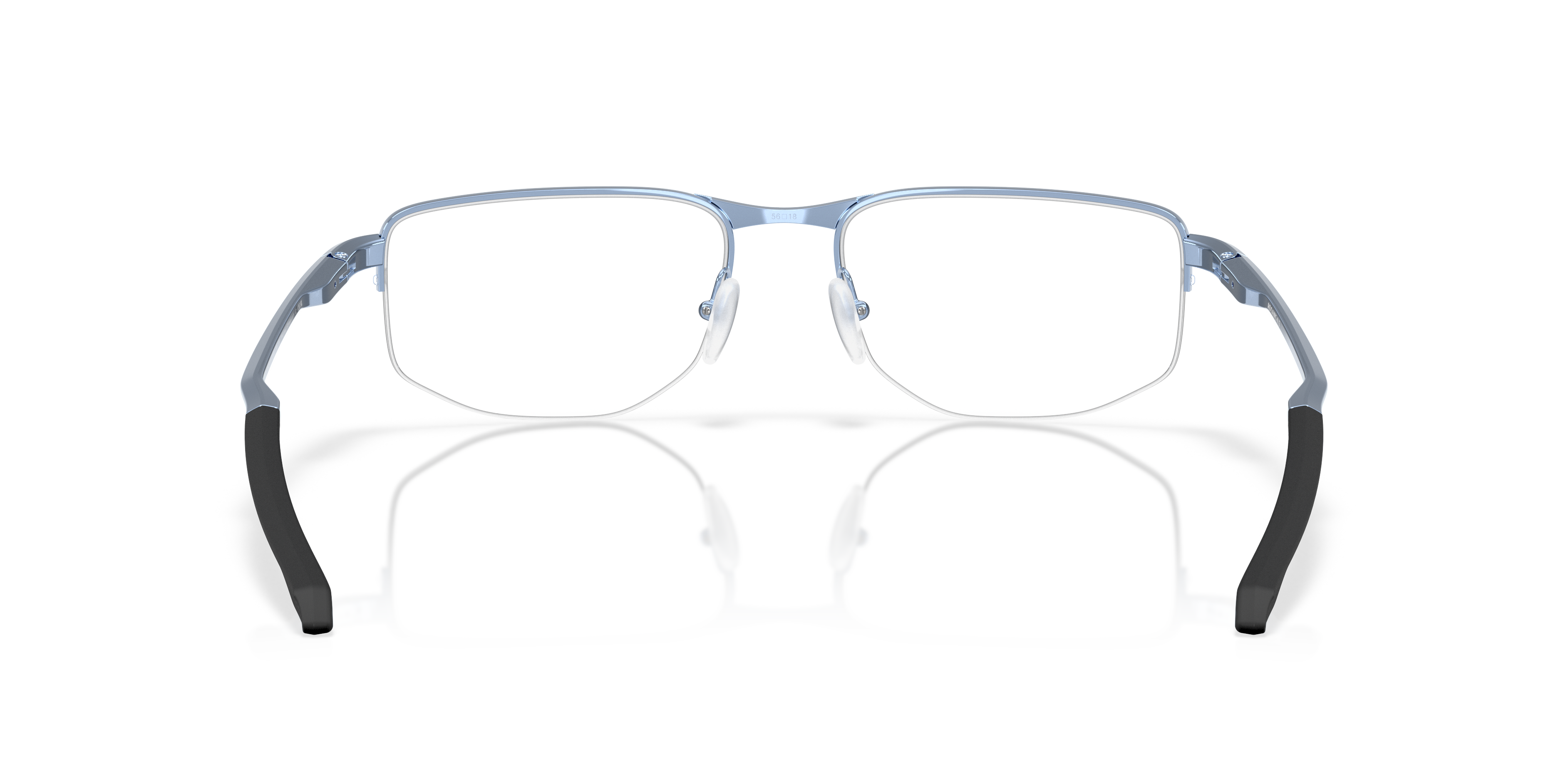 Oakley OX3035 Addams 0.5 Rectangle Eyeglasses - Polished Stonewash