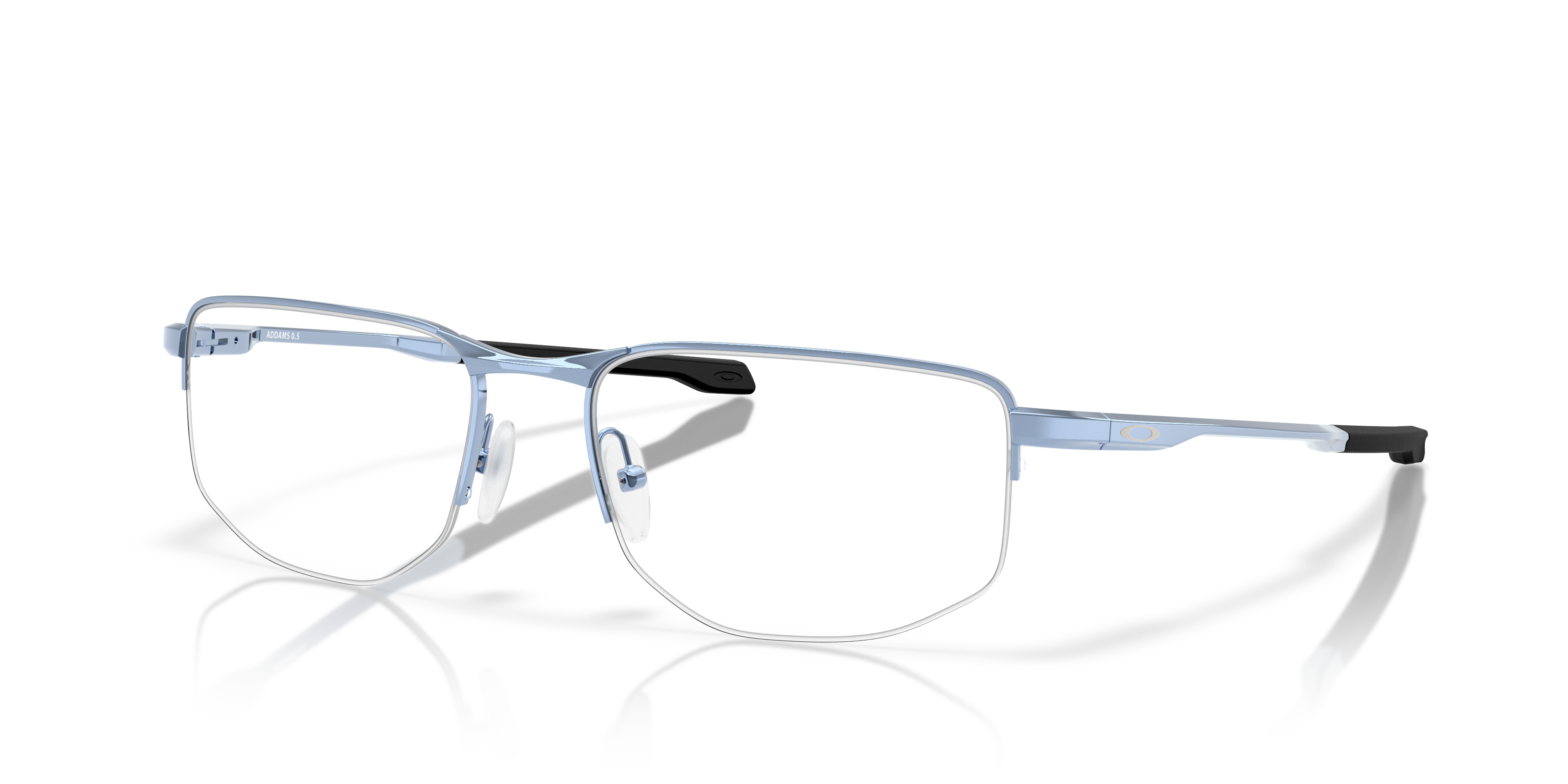 Oakley OX3035 Addams 0.5 Rectangle Eyeglasses - Polished Stonewash