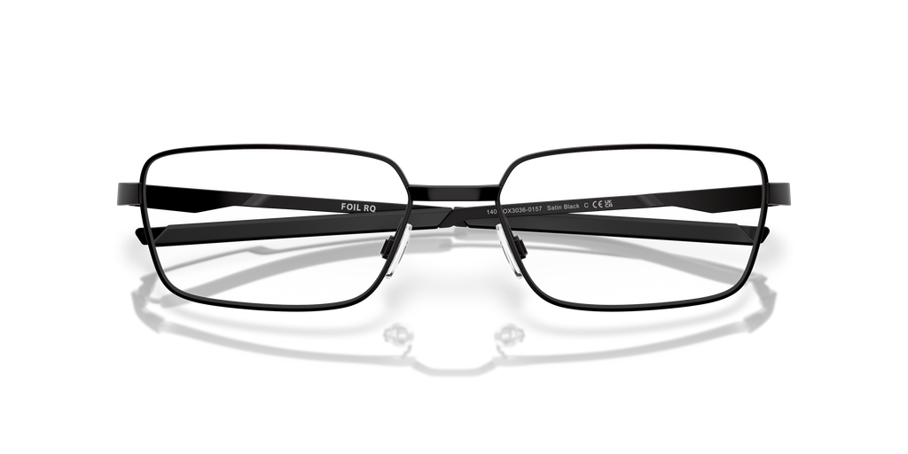 Oakley OX3036 Foil RQ Rectangle Eyeglasses - Satin Black