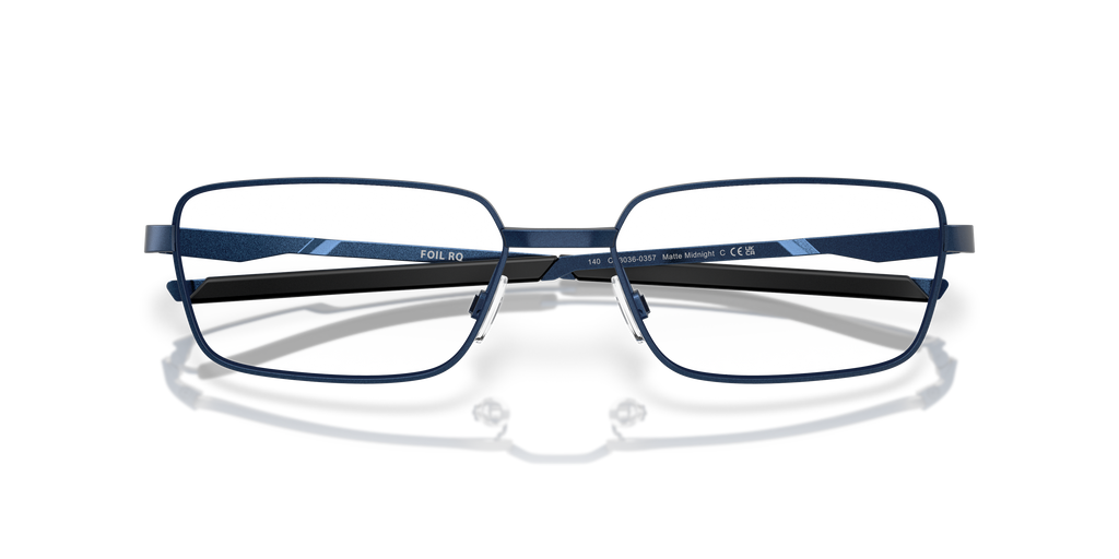 Oakley OX3036 Foil RQ Rectangle Eyeglasses - Matte Midnight