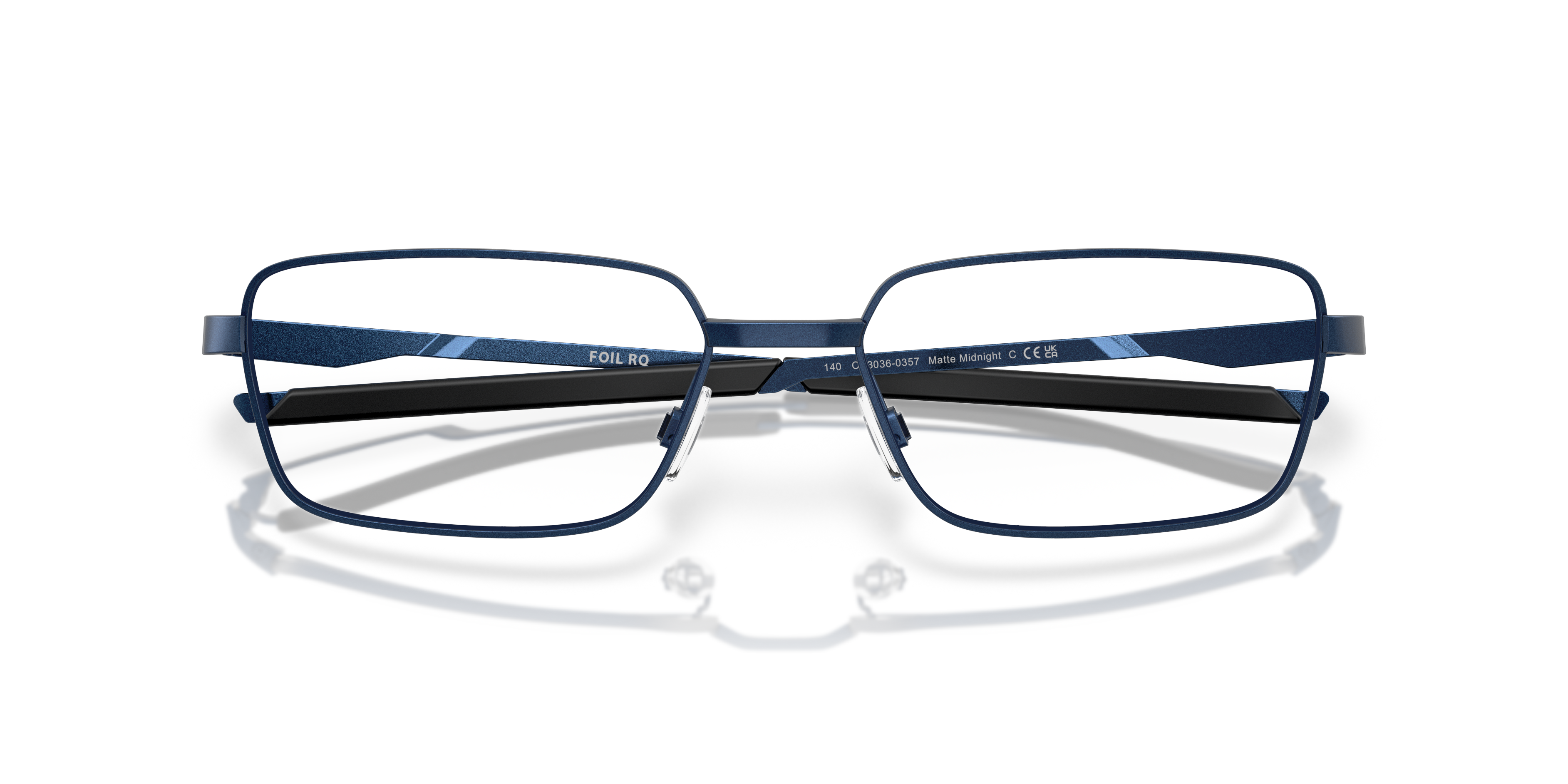 Oakley OX3036 Foil RQ Rectangle Eyeglasses - Satin Black