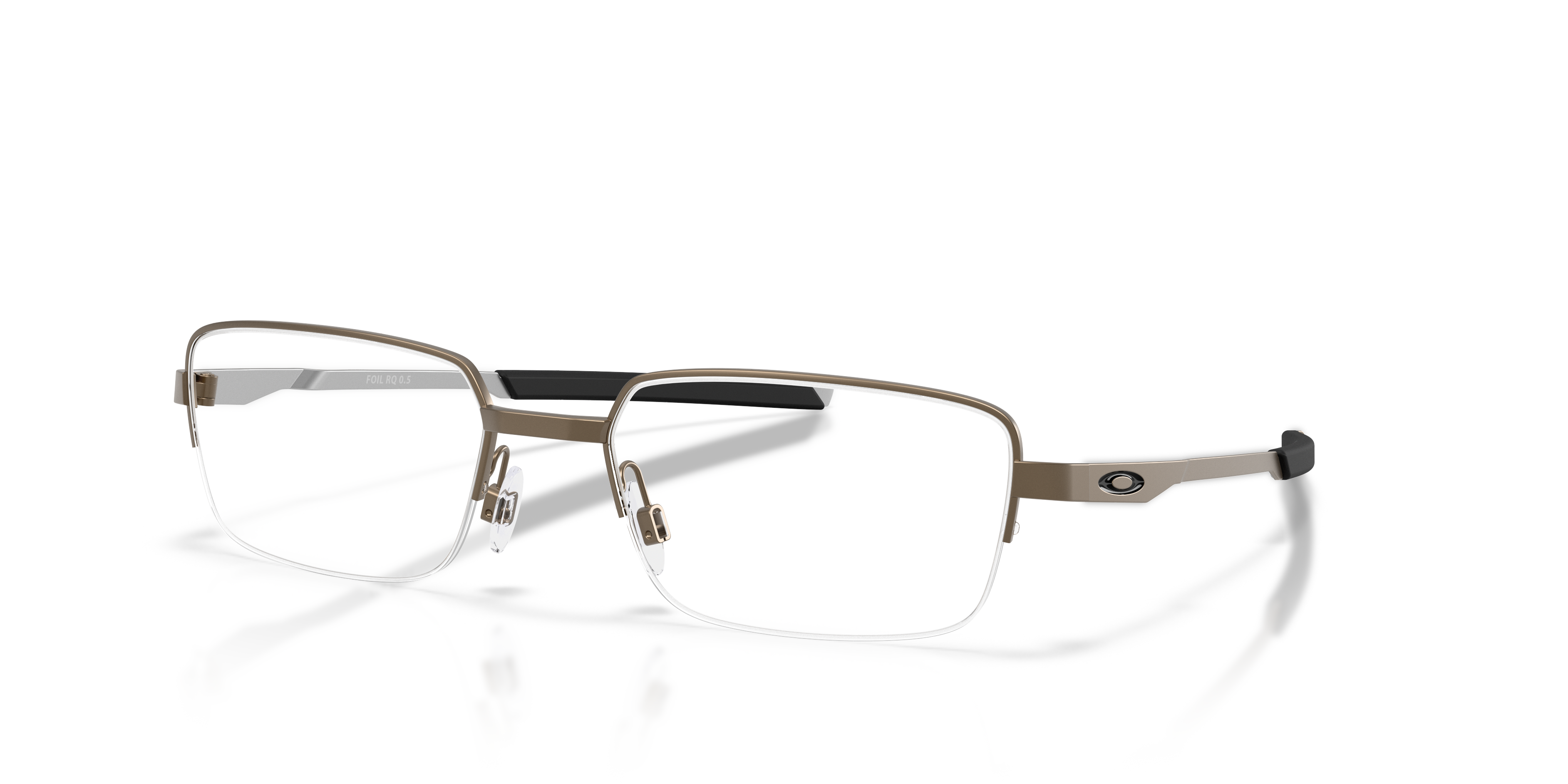 Oakley OX3100 Foil RQ 0.5 Rectangle Eyeglasses - Pewter
