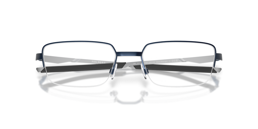 Oakley OX3100 Foil RQ 0.5 Rectangle Eyeglasses - Matte Midnight