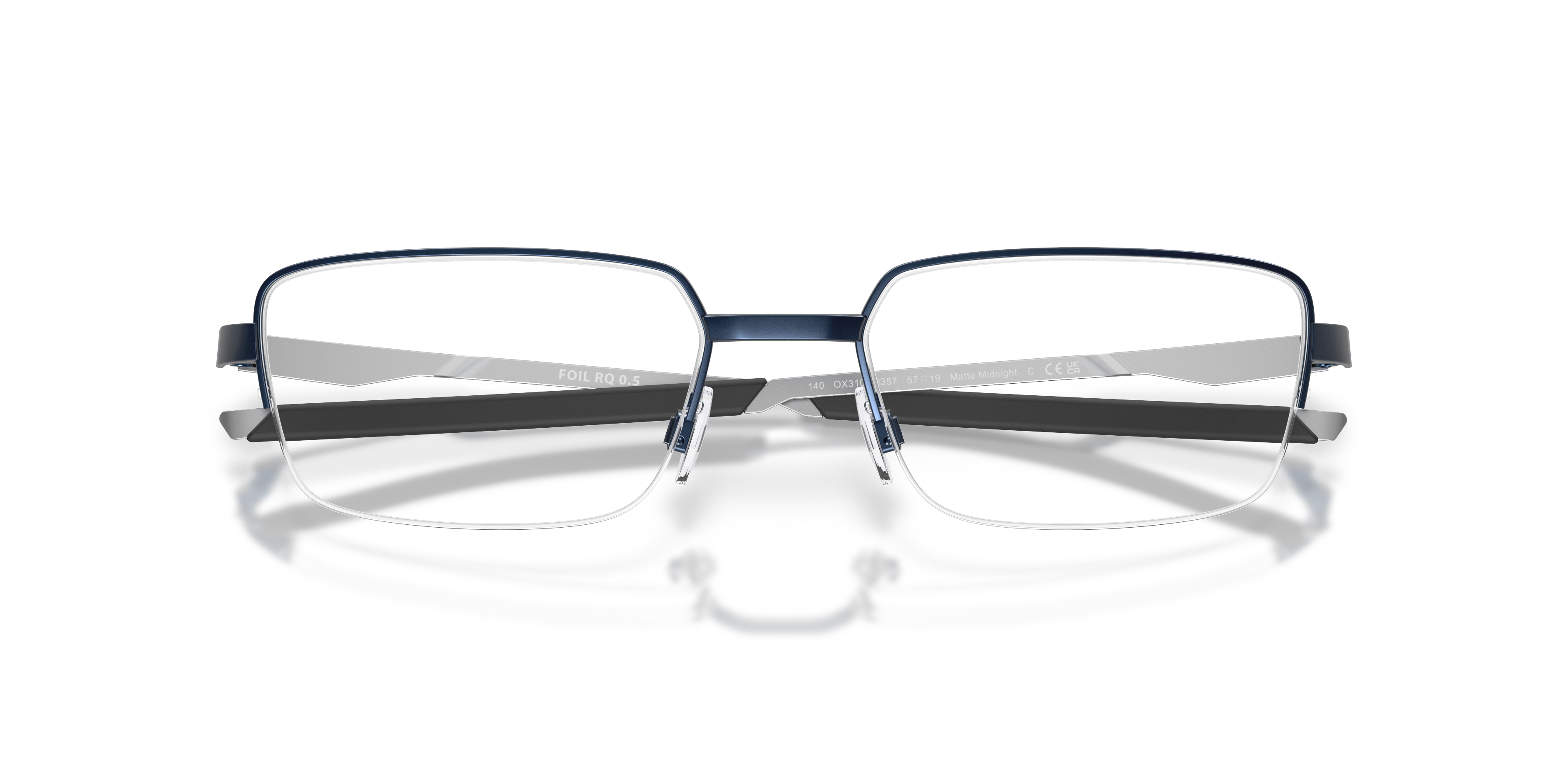 Oakley OX3100 Foil RQ 0.5 Rectangle Eyeglasses - Matte Midnight