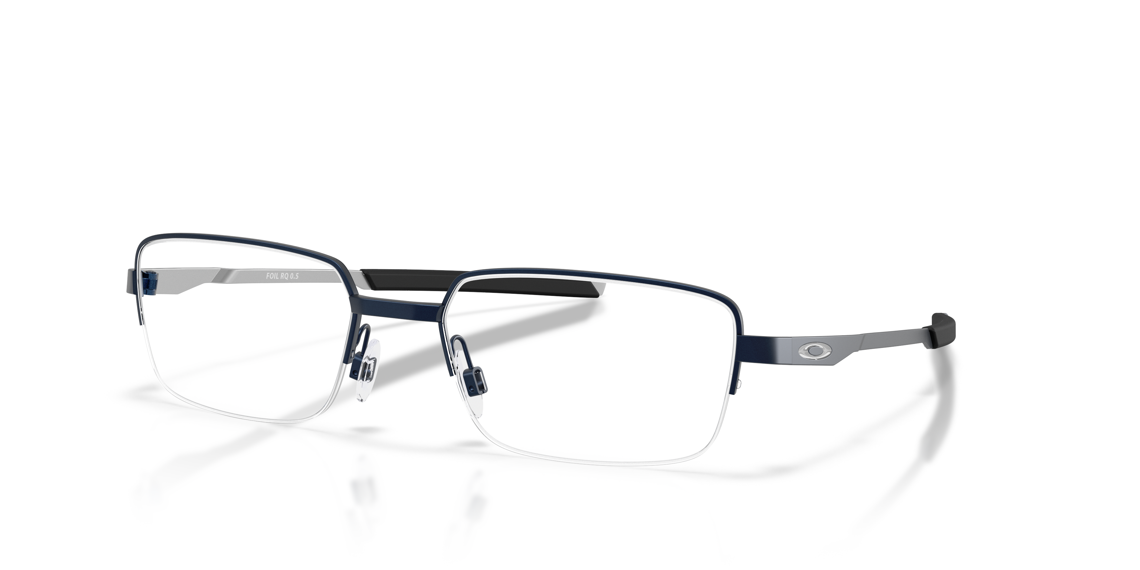 Oakley OX3100 Foil RQ 0.5 Rectangle Eyeglasses - Pewter