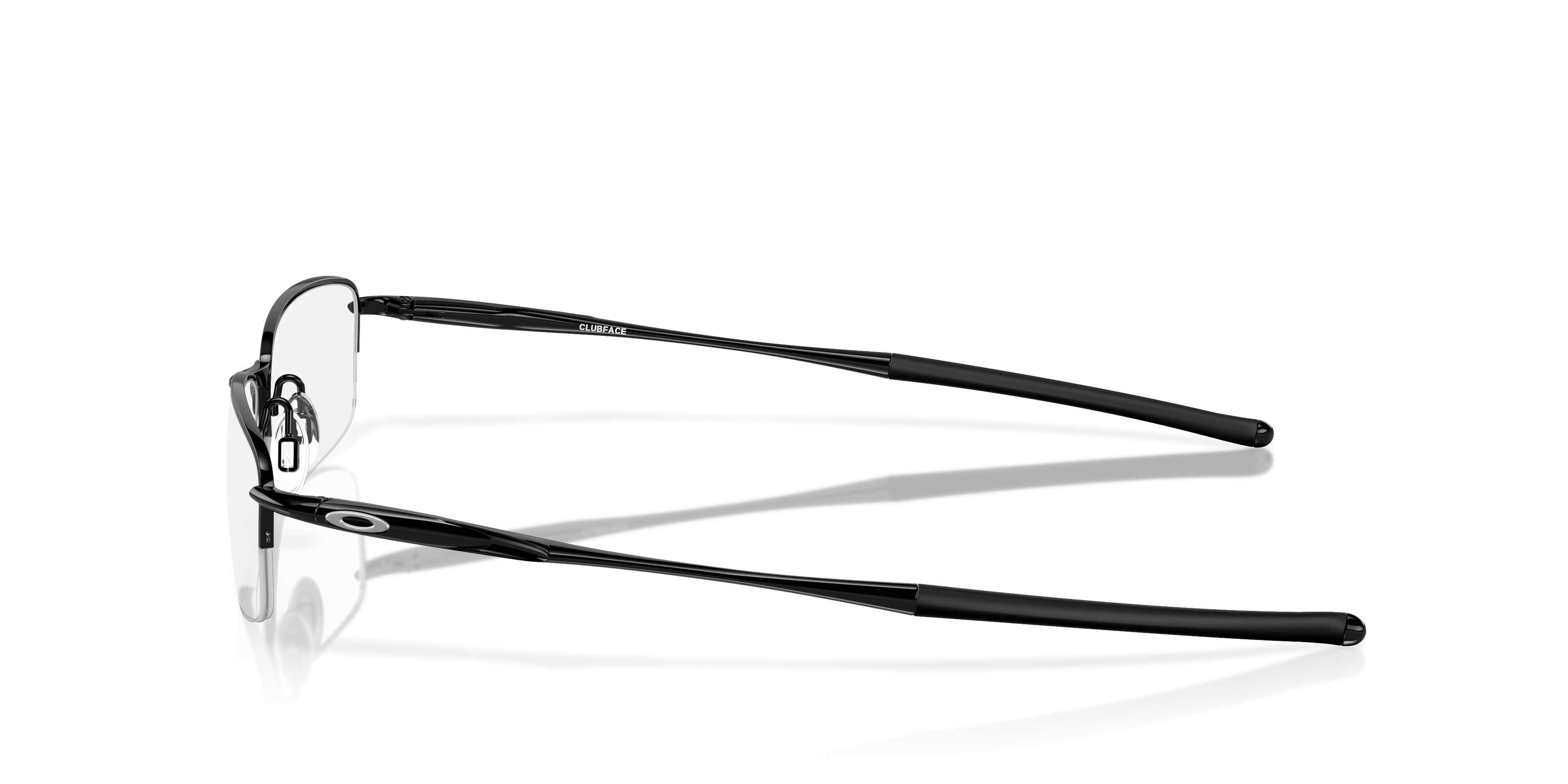 Oakley OX3102 Clubface Rectangle Eyeglasses - Polished Black