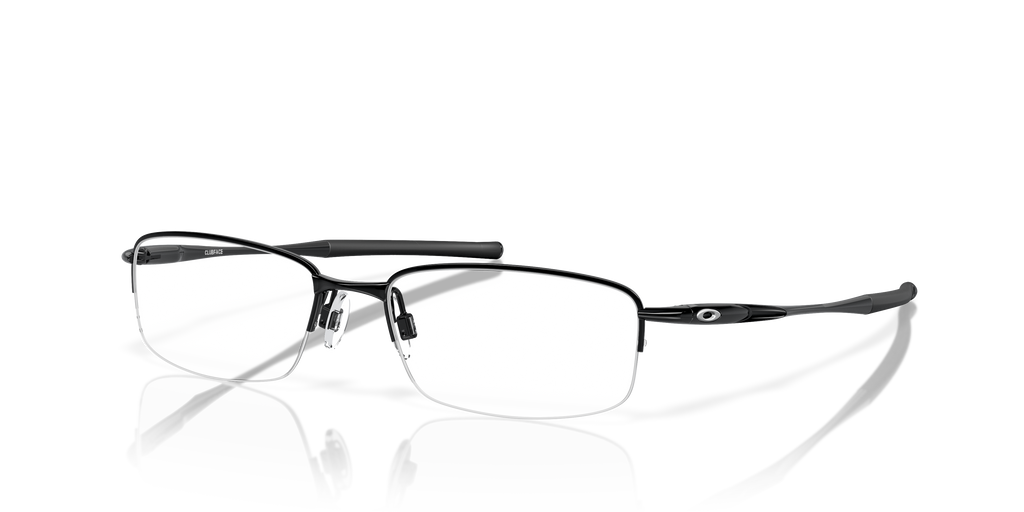 Oakley OX3102 Clubface Rectangle Eyeglasses - Polished Black