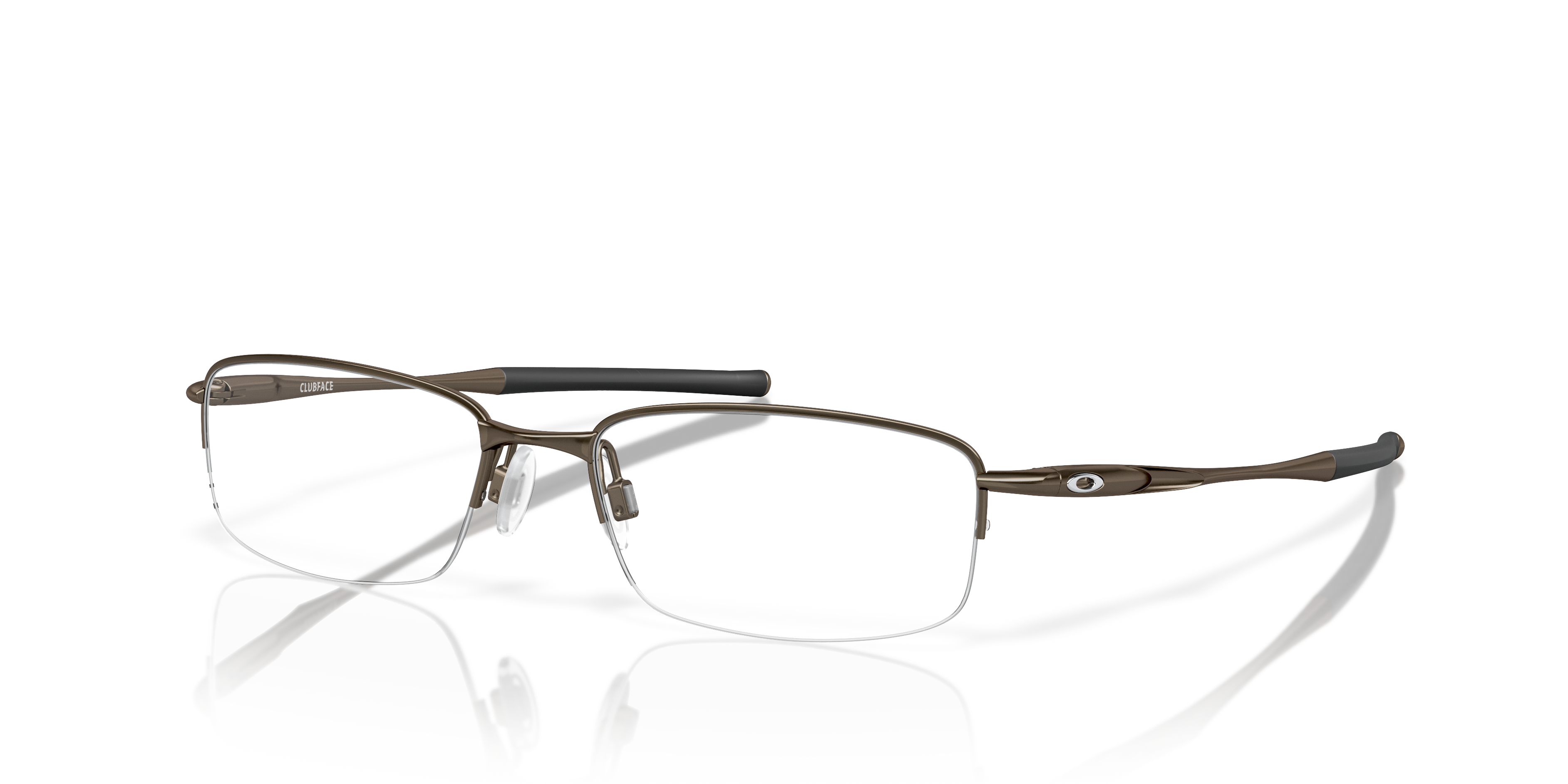 Oakley OX3102 Clubface Rectangle Eyeglasses - Polished Black