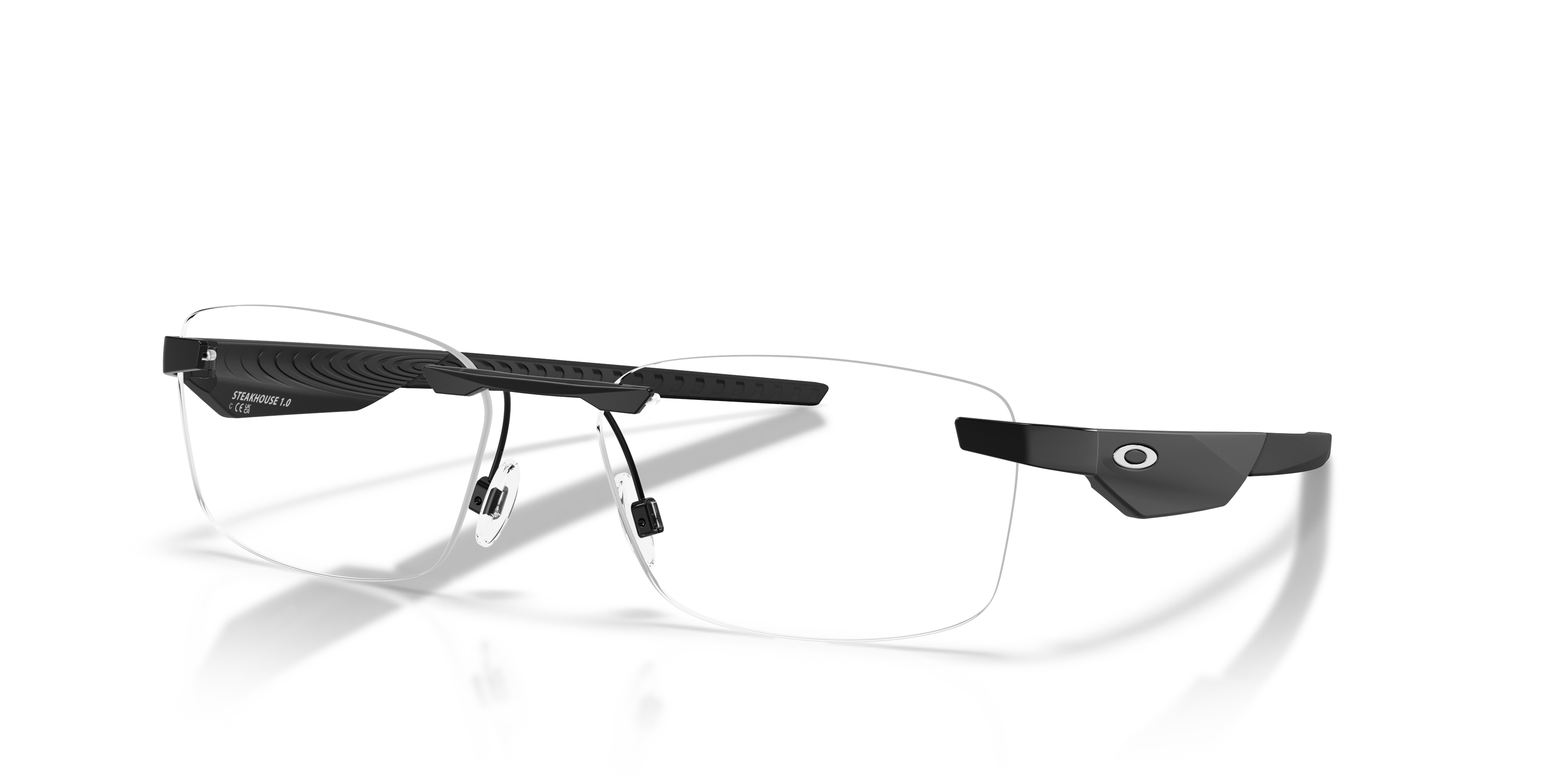 Oakley OX3126 Steakhouse 1.0 Rectangle Eyeglasses - Satin Chrome