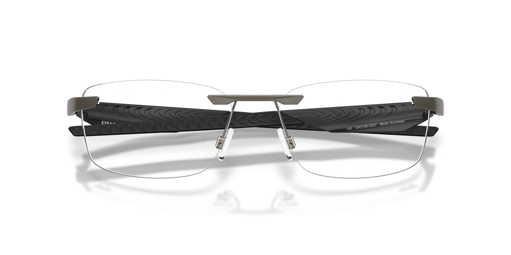 Oakley OX3126 Steakhouse 1.0 Rectangle Eyeglasses - Matte Gunmetal