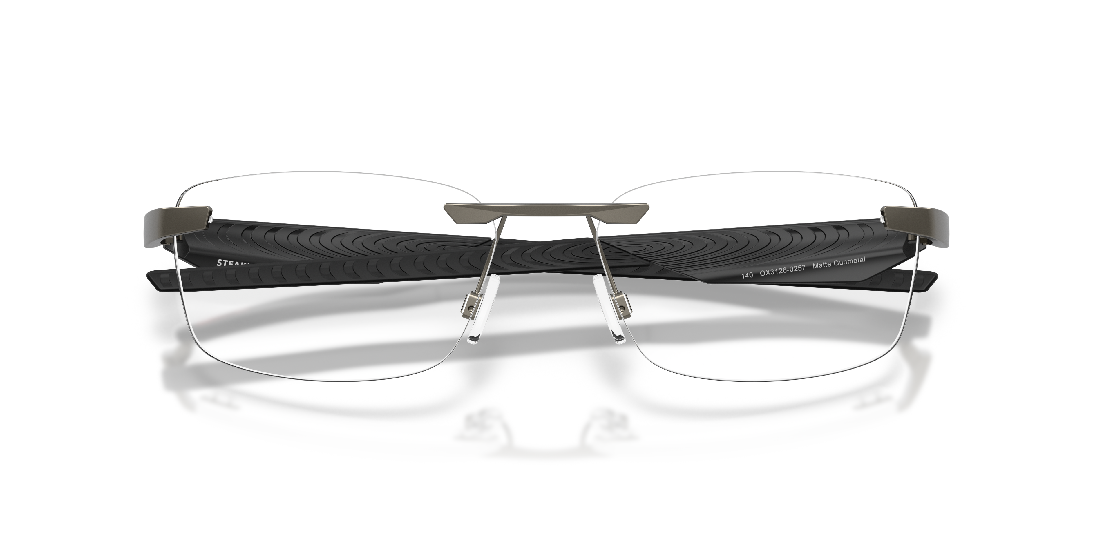 Oakley OX3126 Steakhouse 1.0 Rectangle Eyeglasses - Matte Midnight