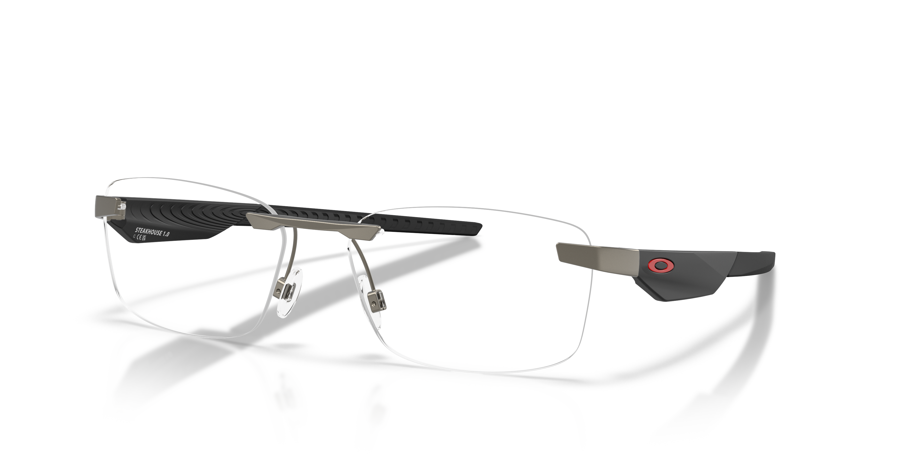Oakley OX3126 Steakhouse 1.0 Rectangle Eyeglasses - Satin Black