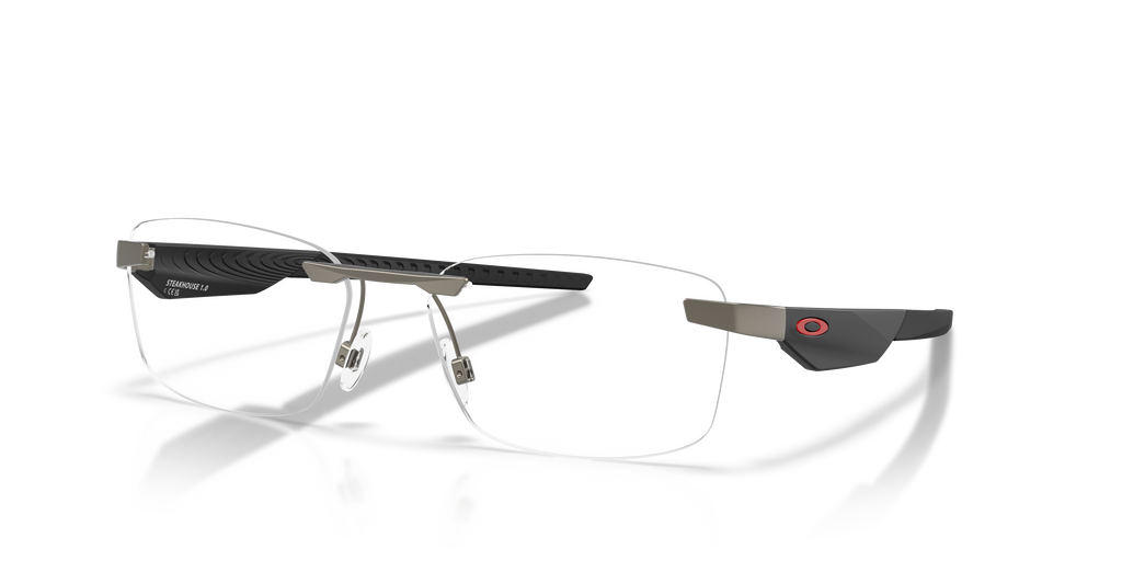 Oakley OX3126 Steakhouse 1.0 Rectangle Eyeglasses - Matte Gunmetal