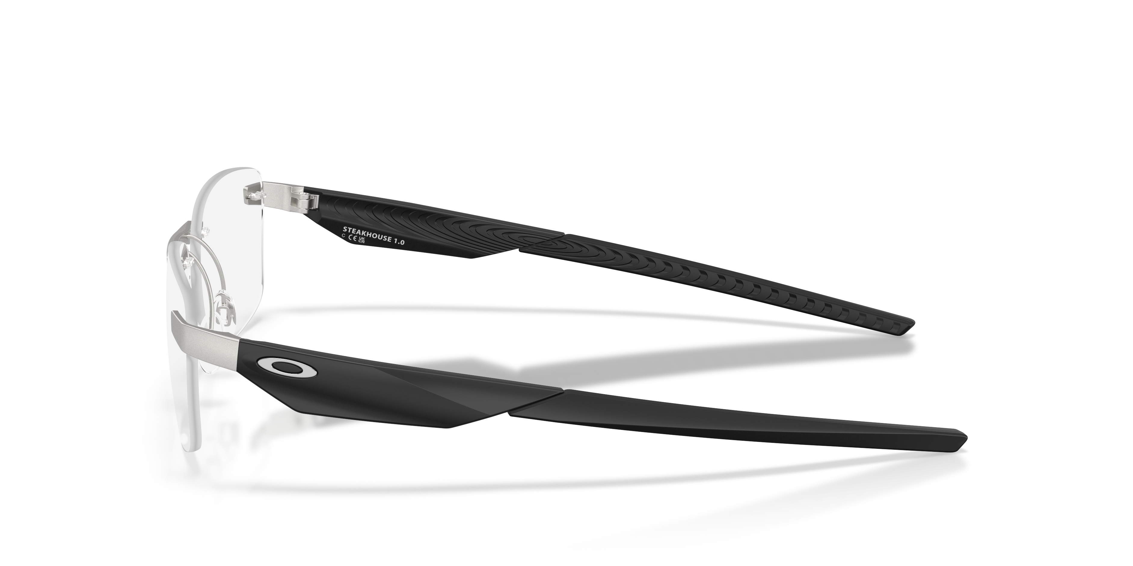 Oakley OX3126 Steakhouse 1.0 Rectangle Eyeglasses - Satin Chrome