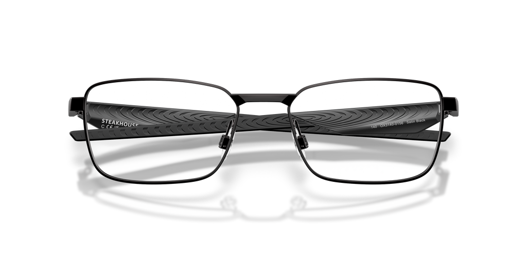 Oakley OX3140 Steakhouse Rectangle Eyeglasses - Satin Black