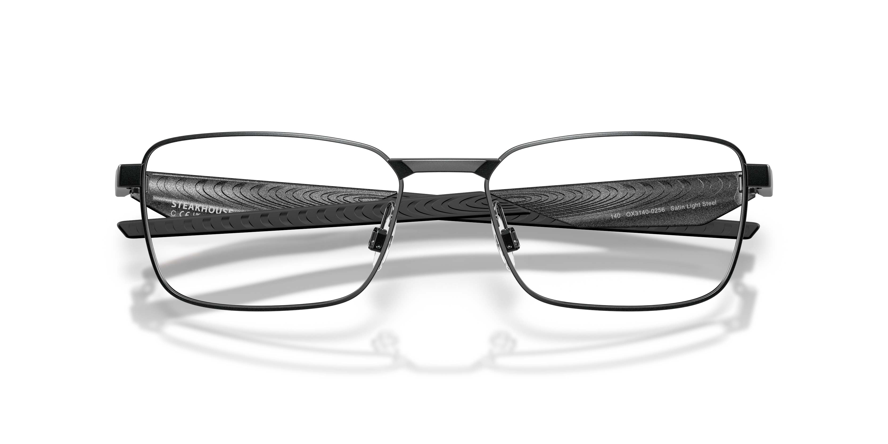 Oakley OX3140 Steakhouse Rectangle Eyeglasses - Satin Black