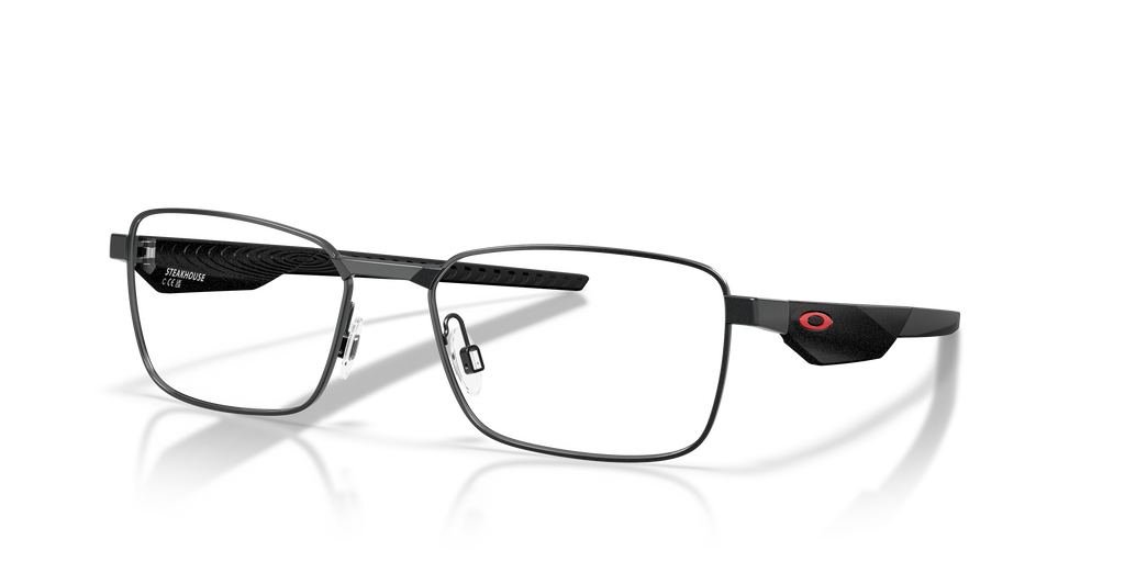 Oakley OX3140 Steakhouse Rectangle Eyeglasses - Satin Light Steel
