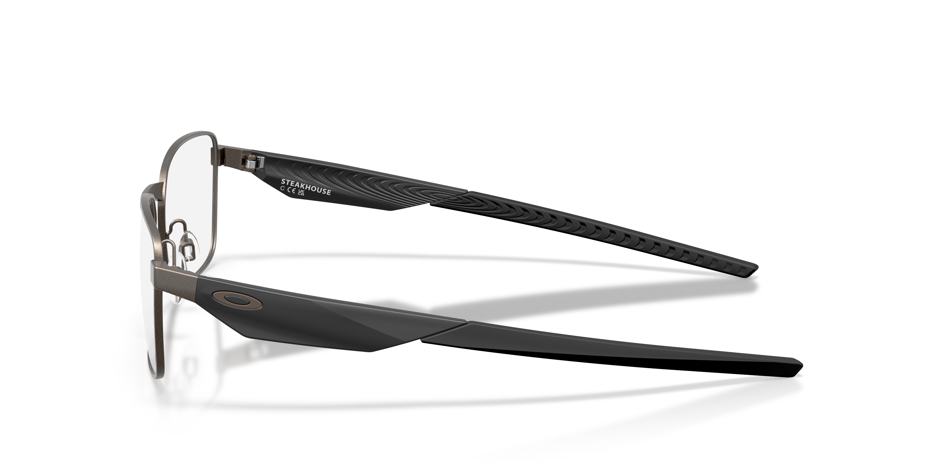Oakley OX3140 Steakhouse Rectangle Eyeglasses - Satin Light Steel