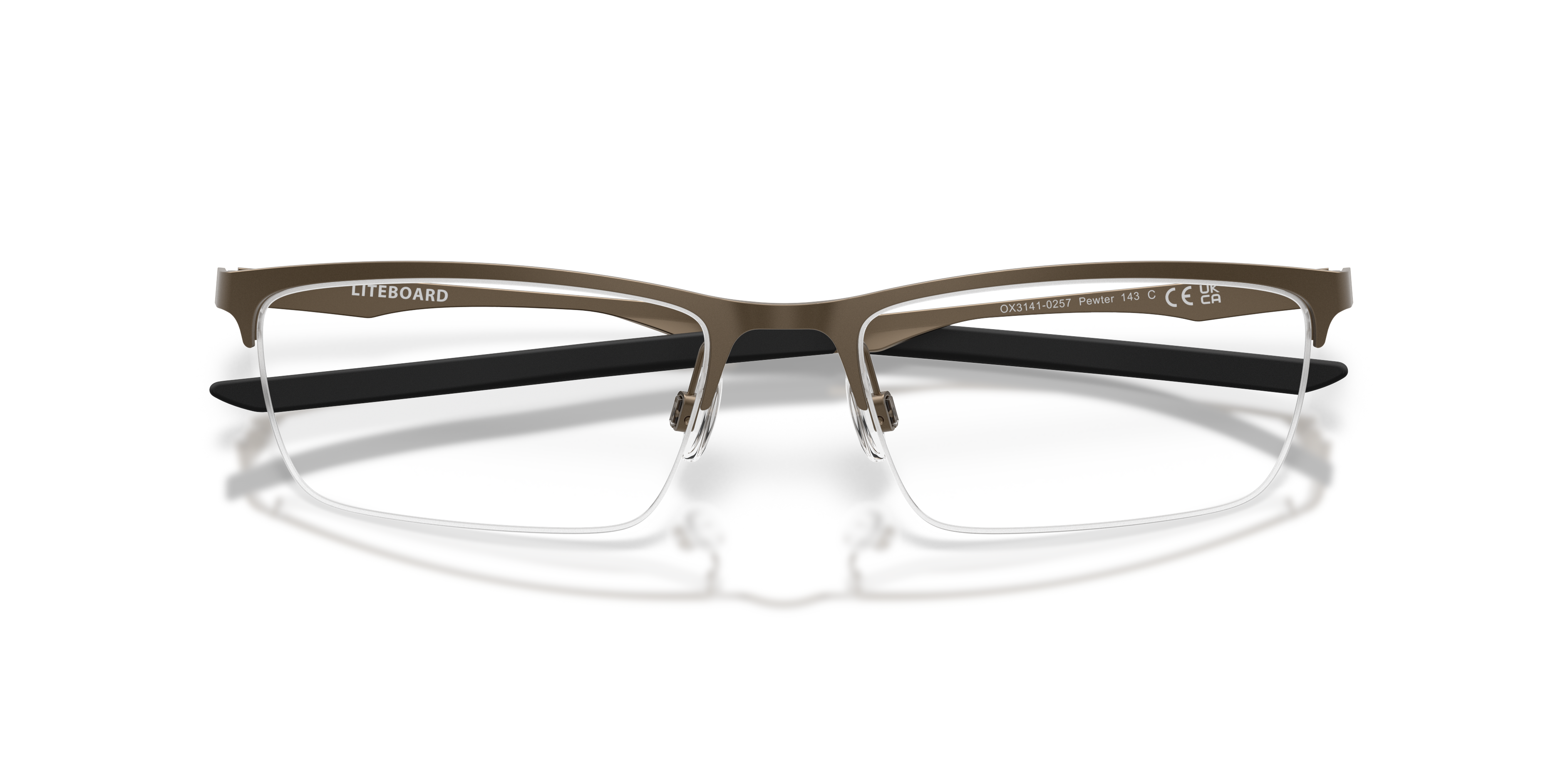 Oakley OX3141 Liteboard Rectangle Eyeglasses - Matte Gunmetal