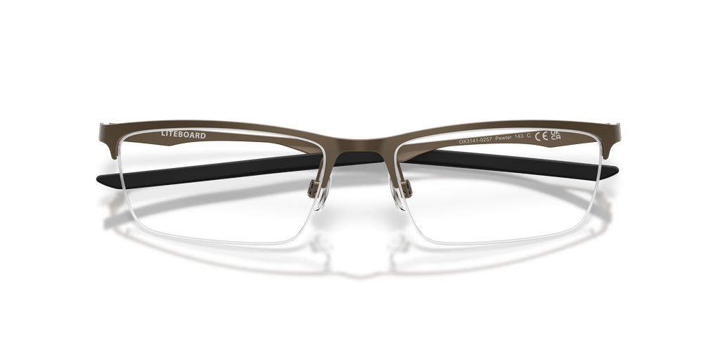 Oakley OX3141 Liteboard Rectangle Eyeglasses - Matte Gunmetal