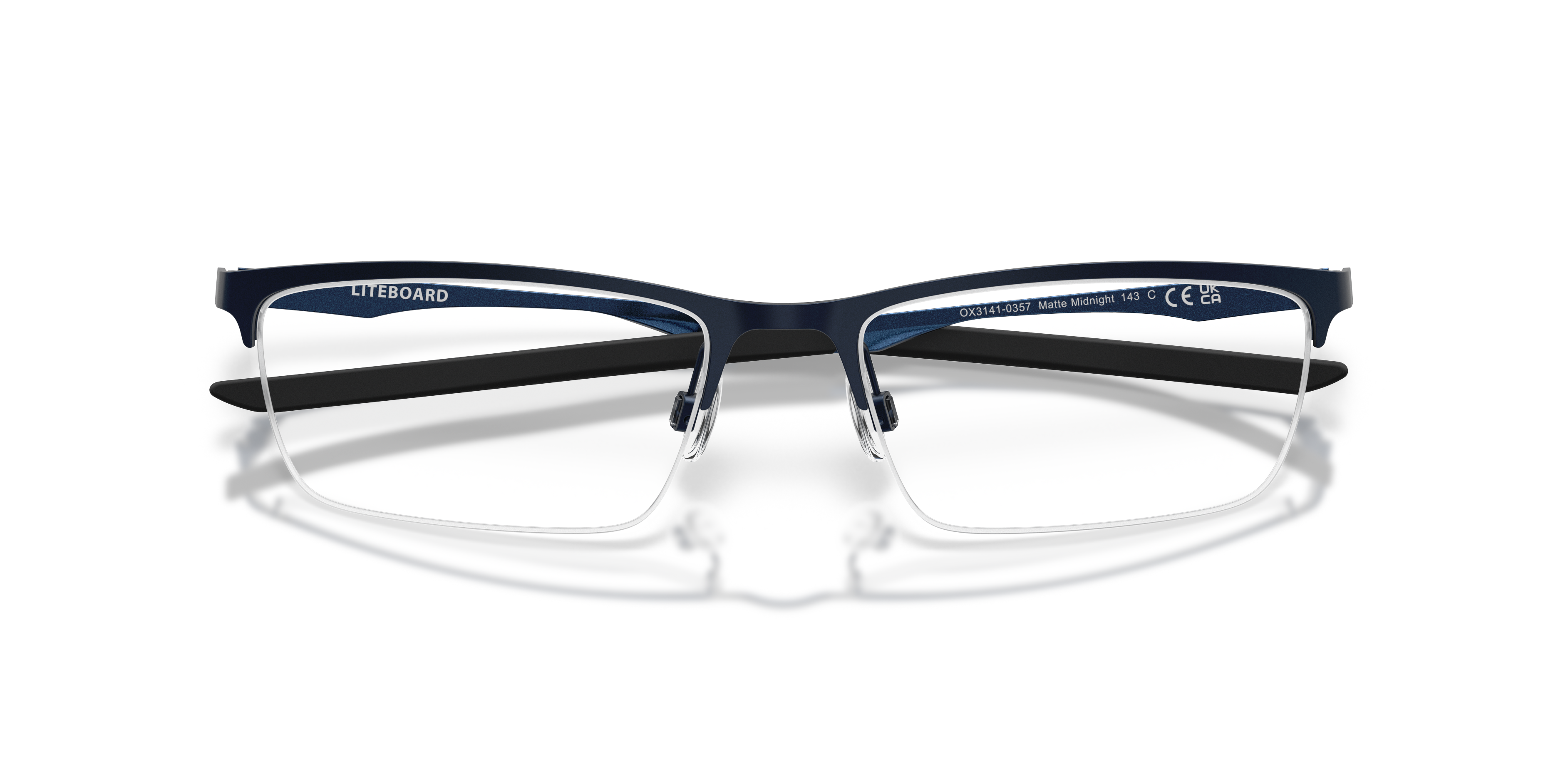 Oakley OX3141 Liteboard Rectangle Eyeglasses - Satin Black