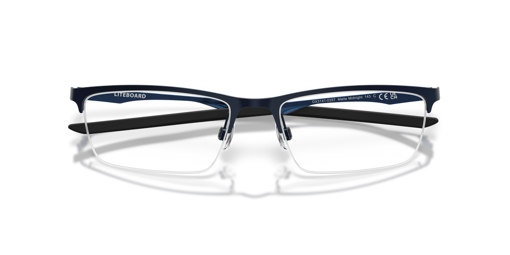 Oakley OX3141 Liteboard Rectangle Eyeglasses - Pewter