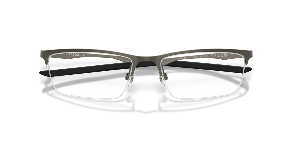 Oakley OX3141 Liteboard Rectangle Eyeglasses - Satin Black