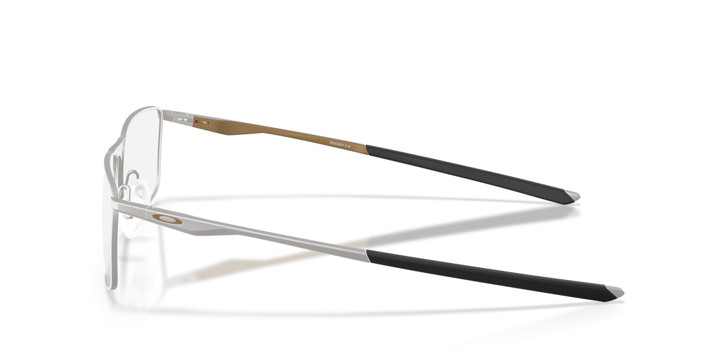 Oakley OX3217 Socket 5.0 Alloy Collection Rectangle Eyeglasses - Titanium