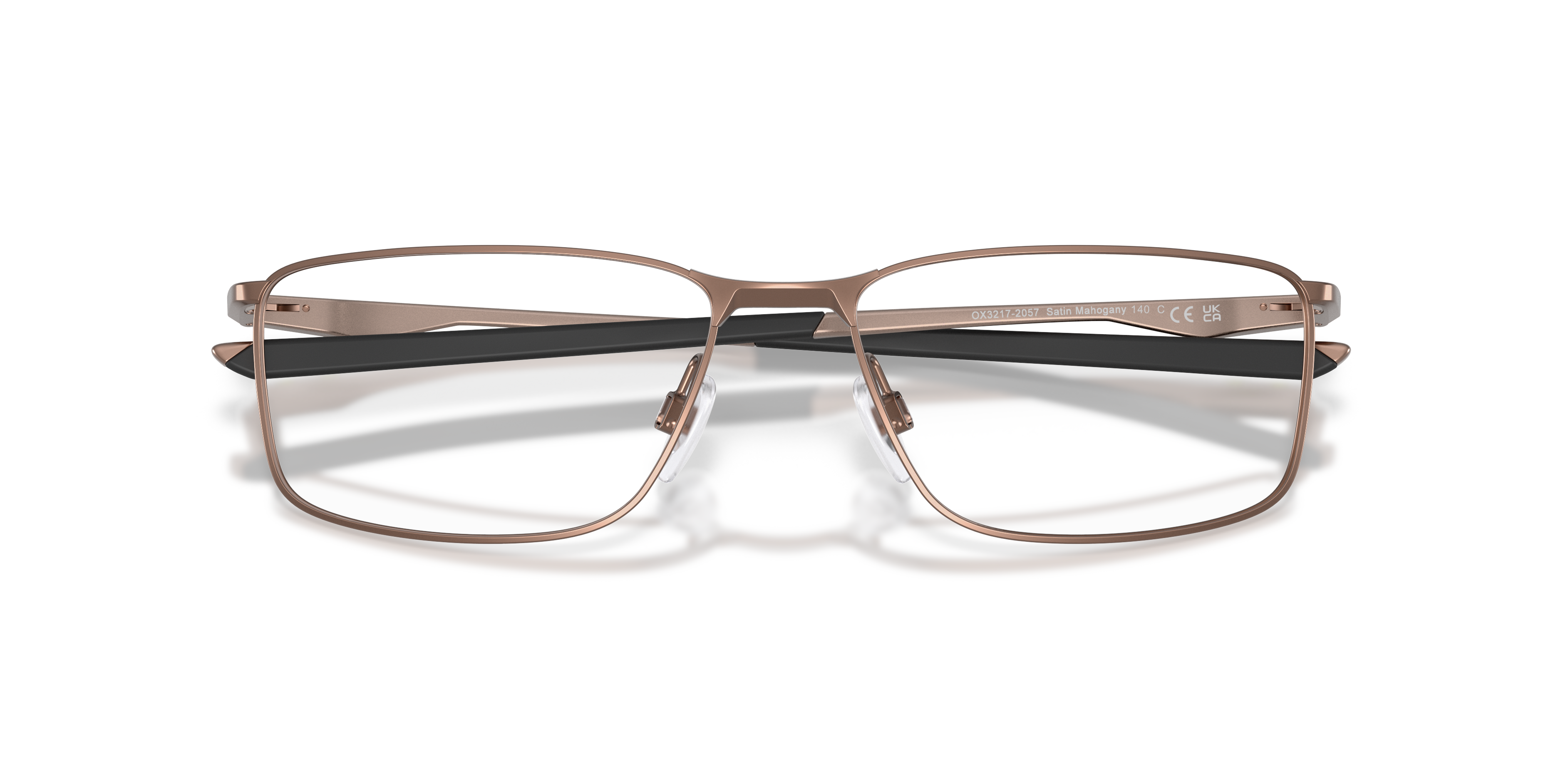 Oakley OX3217 Socket 5.0 Limitless Collection Rectangle Eyeglasses - Mahogany