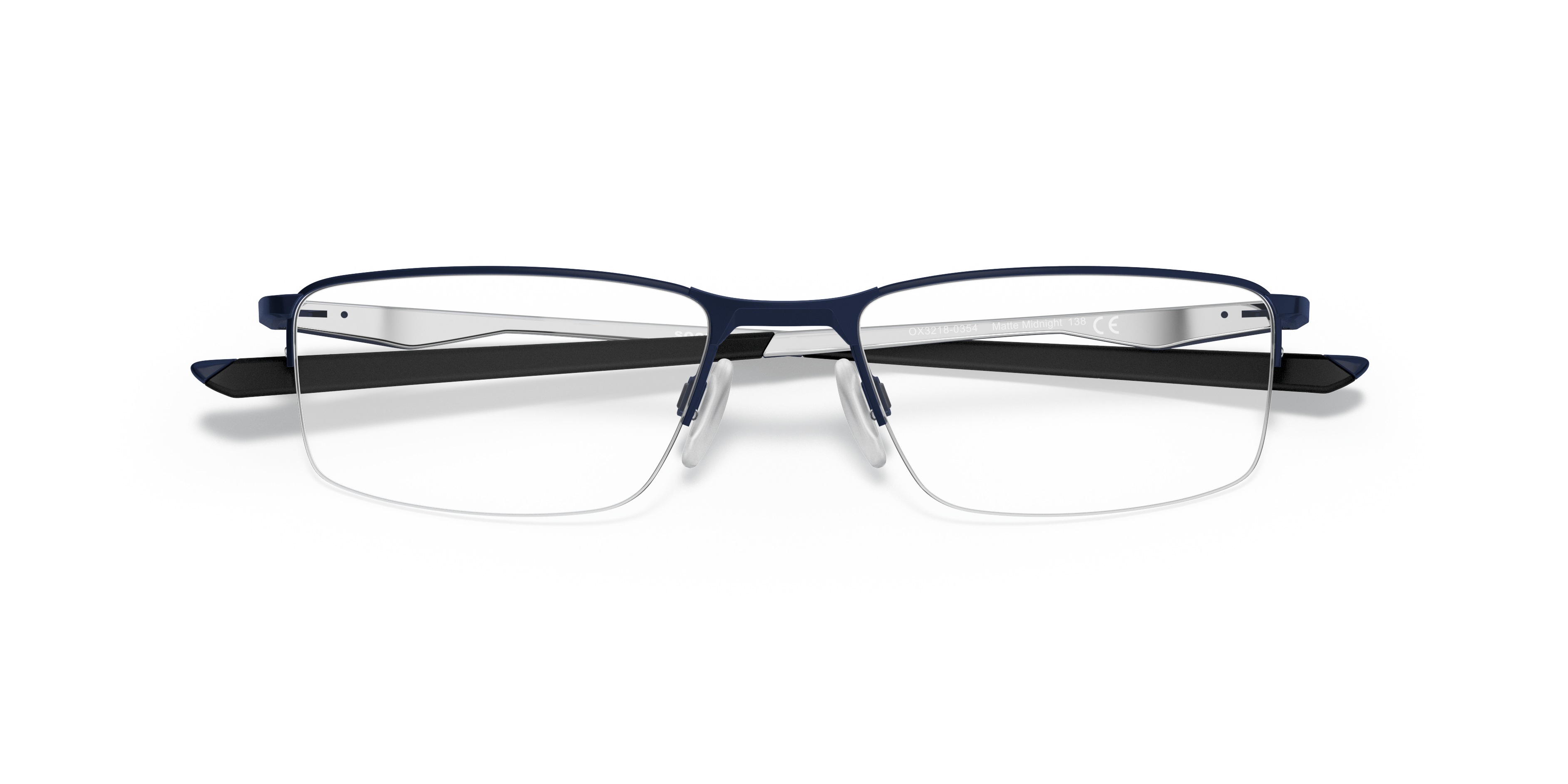 Oakley OX3218 Socket 5.5 Rectangle Eyeglasses - Satin Pewter