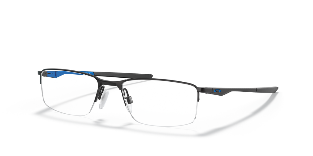 Oakley OX3218 Socket 5.5 Cobalt Collection Rectangle Eyeglasses - Satin Black