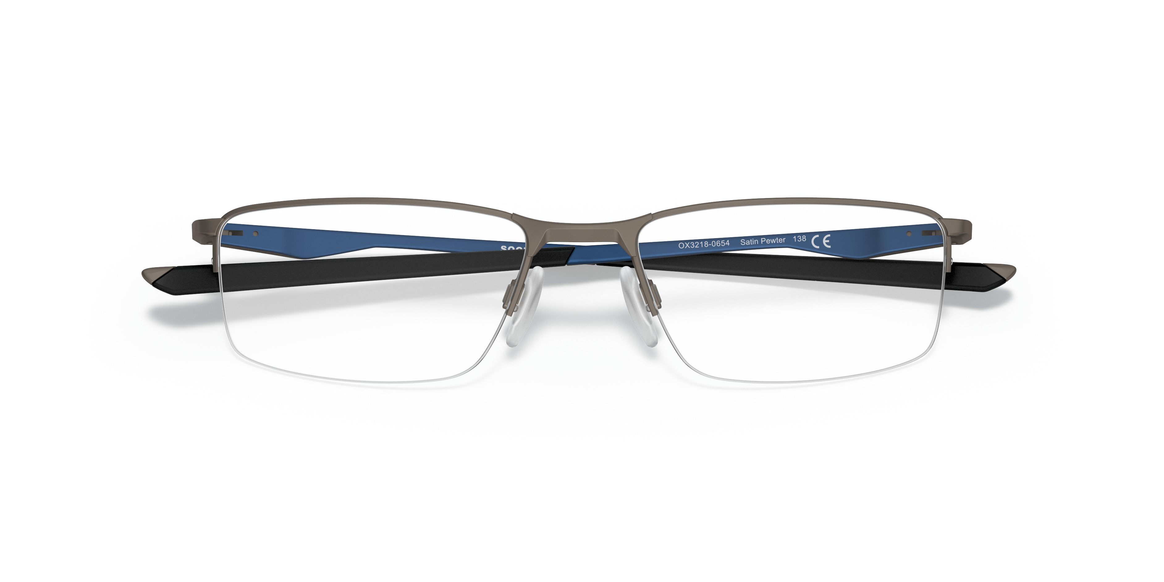 Oakley OX3218 Socket 5.5 Rectangle Eyeglasses - Matte Gunmetal