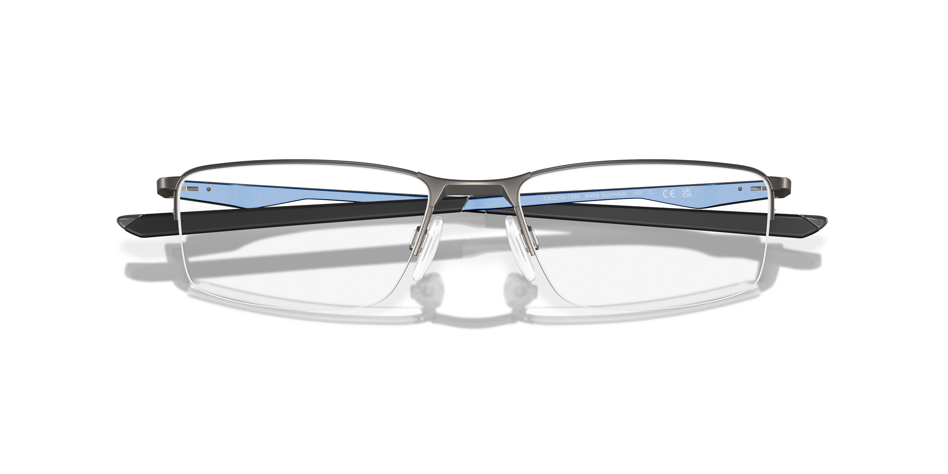 Oakley OX3218 Socket 5.5 Rectangle Eyeglasses - Matte Gunmetal