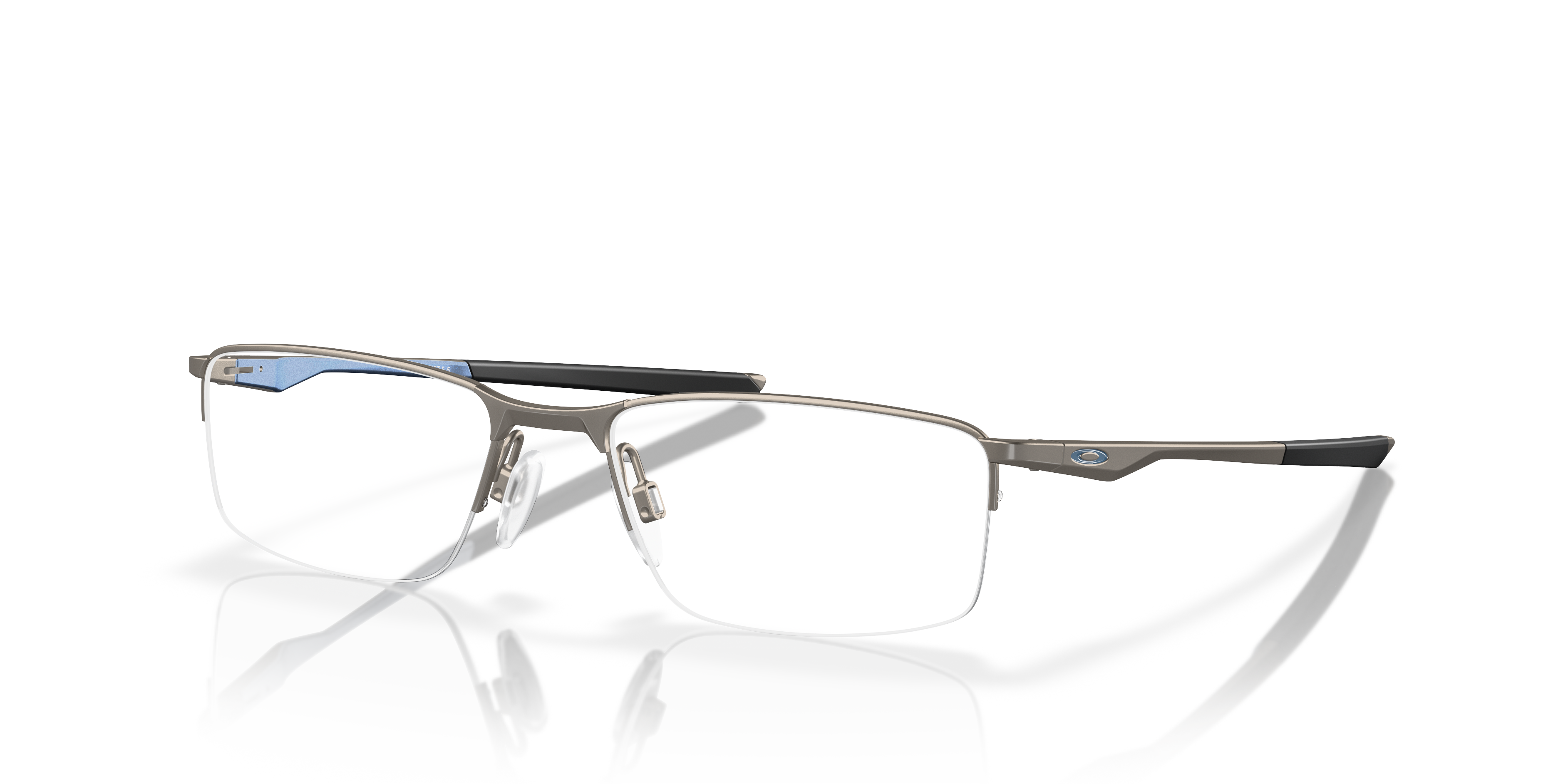 Oakley OX3218 Socket 5.5 Rectangle Eyeglasses - Satin Pewter
