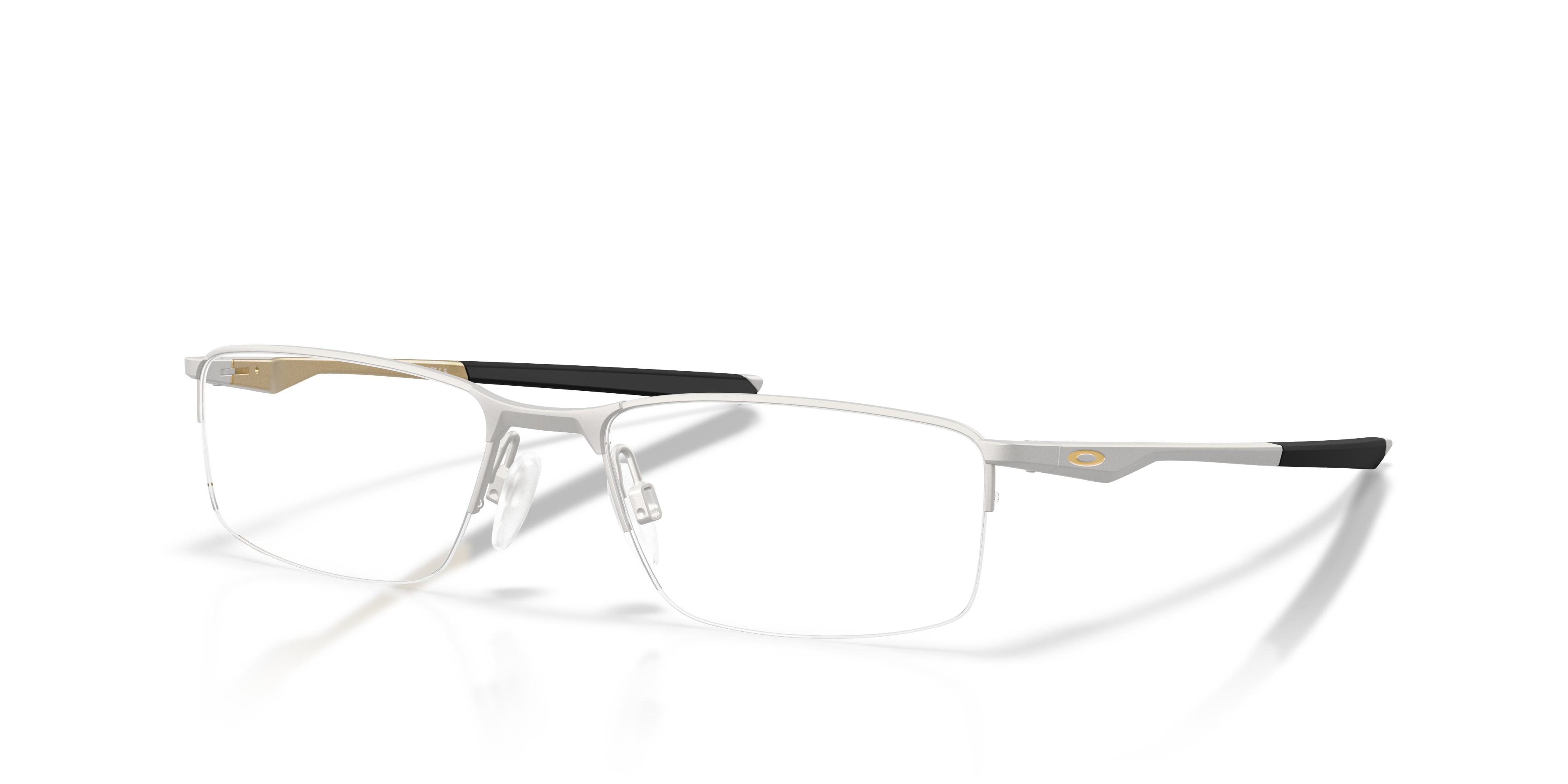 Oakley OX3218 Socket 5.5 Alloy Collection Rectangle Eyeglasses - Titanium