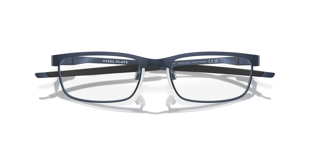 Oakley OX3222 Steel Plate Rectangle Eyeglasses - Powder Midnight