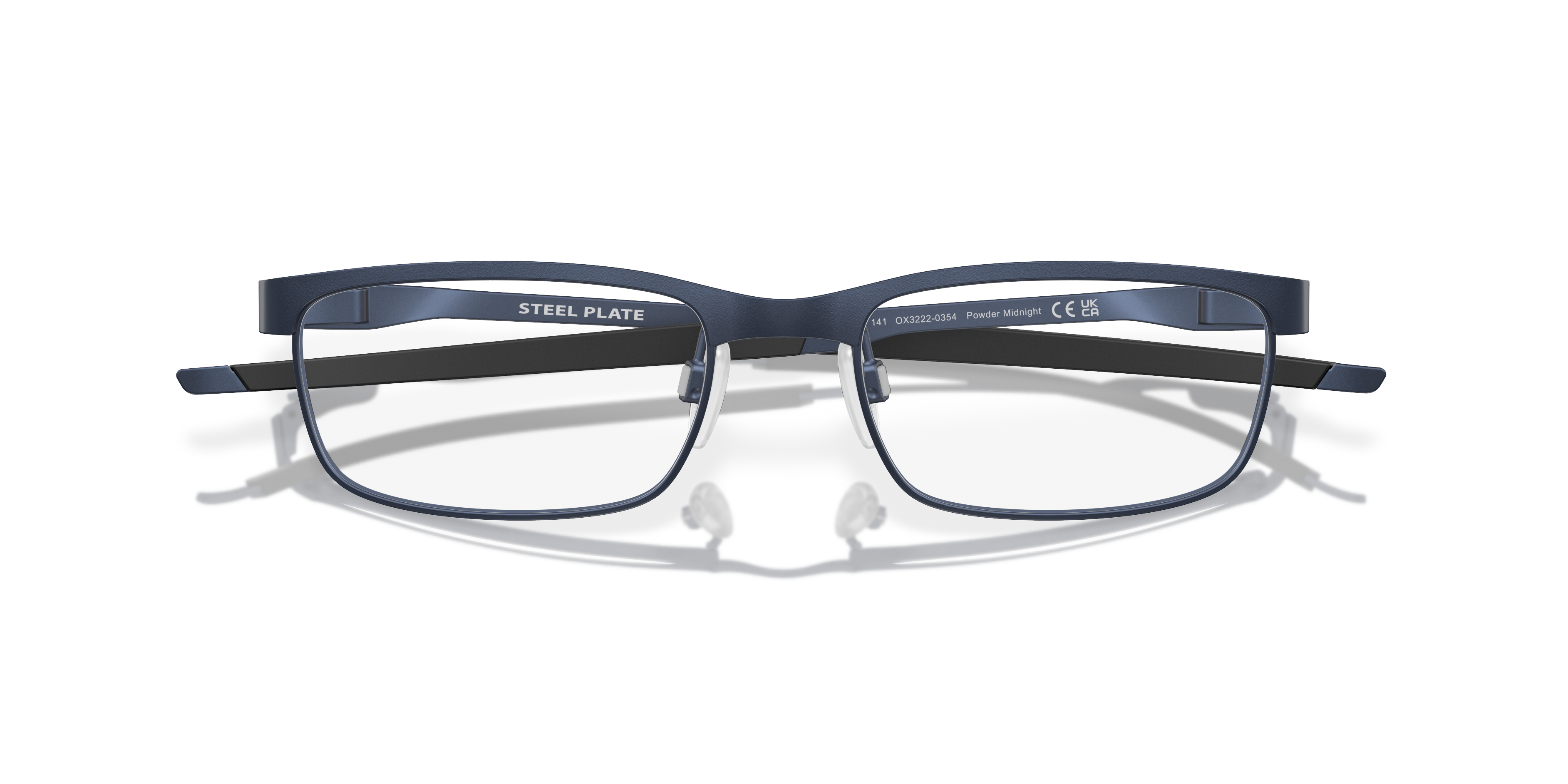 Oakley OX3222 Steel Plate Rectangle Eyeglasses - Powder Midnight