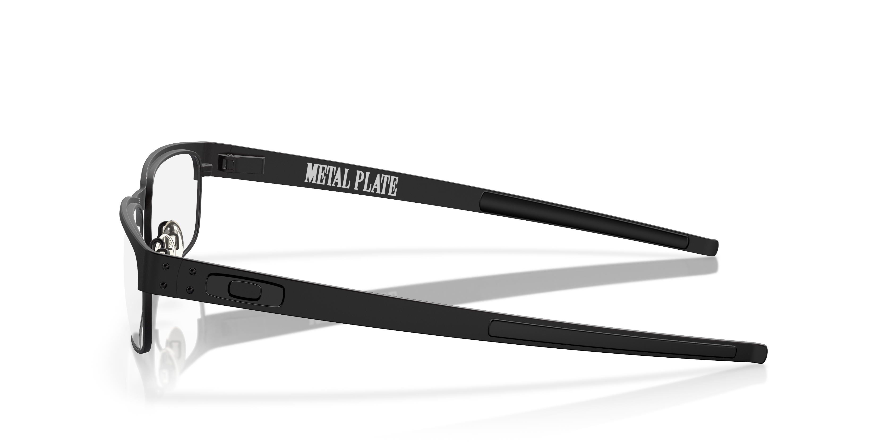 Oakley OX5038 Metal Plate Rectangle Eyeglasses - Matte Black