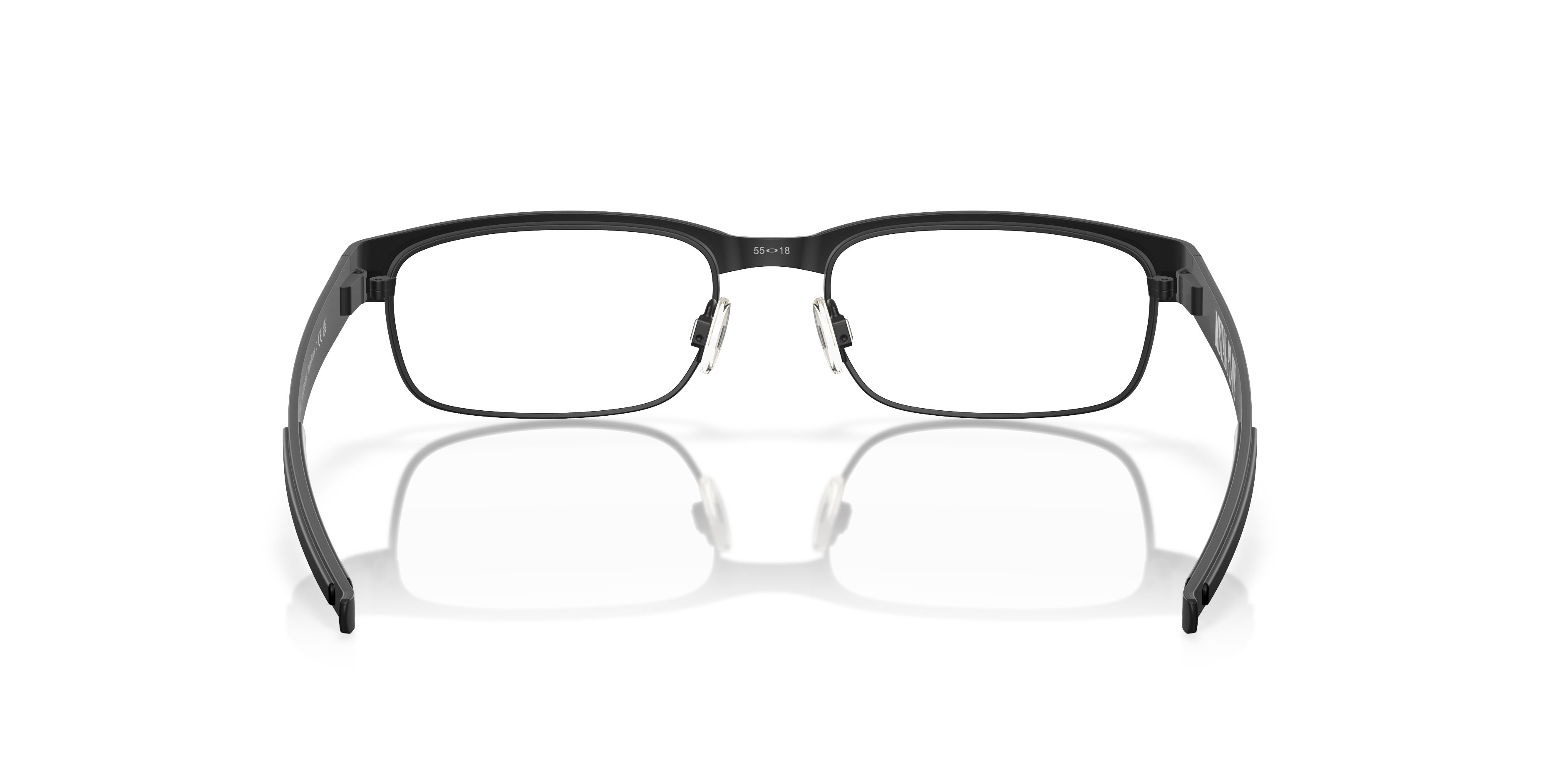 Oakley OX5038 Metal Plate Rectangle Eyeglasses - Matte Black