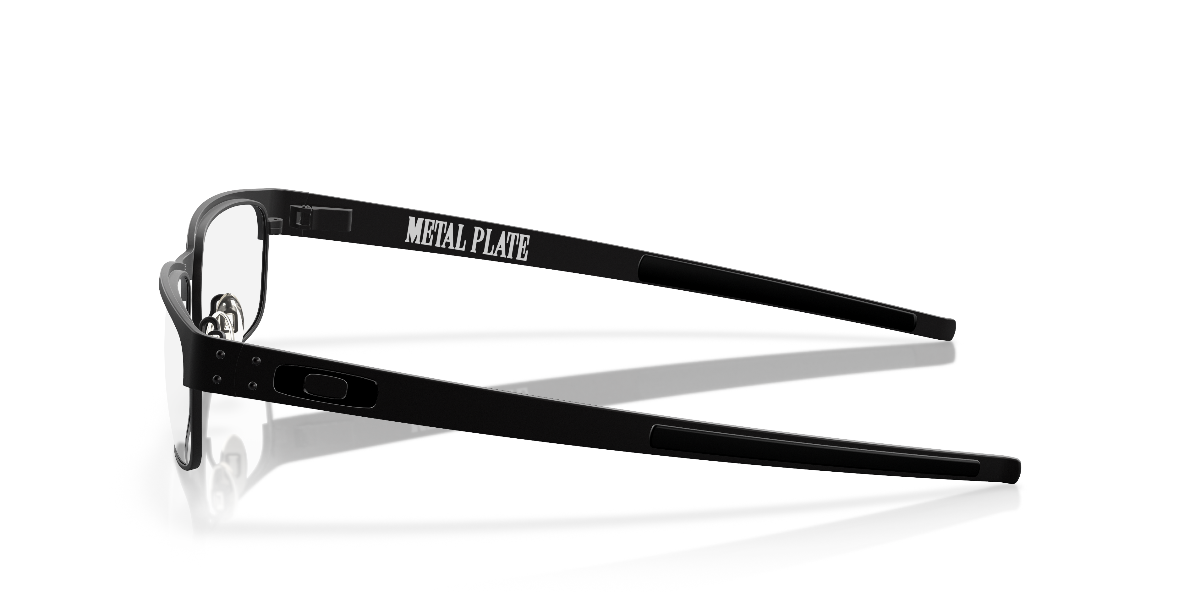 Oakley OX5038 Metal Plate Rectangle Eyeglasses - Matte Black