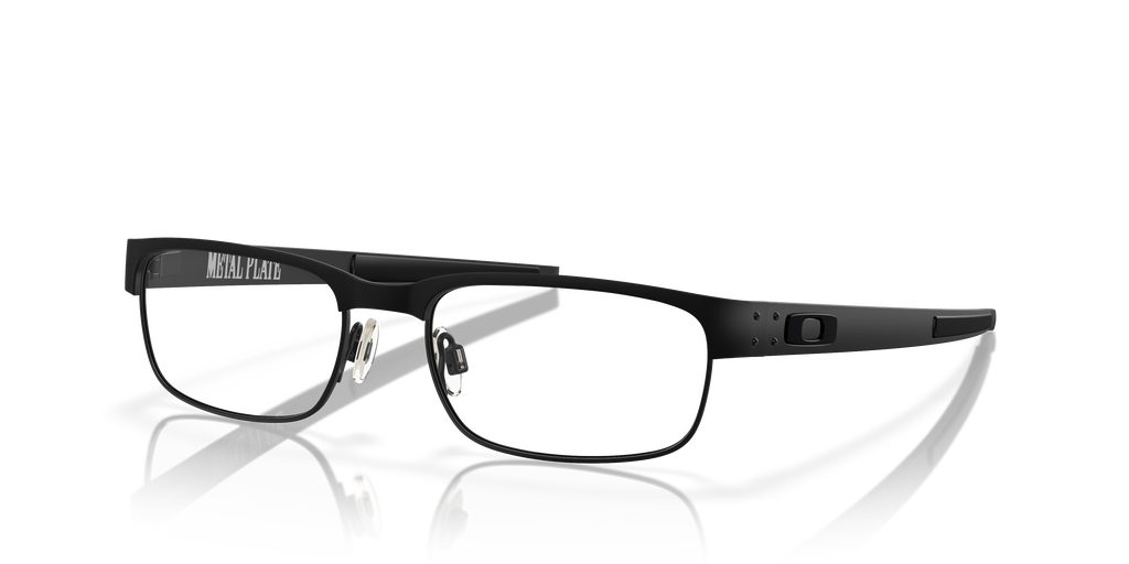 Oakley OX5038 Metal Plate Rectangle Eyeglasses - Matte Black