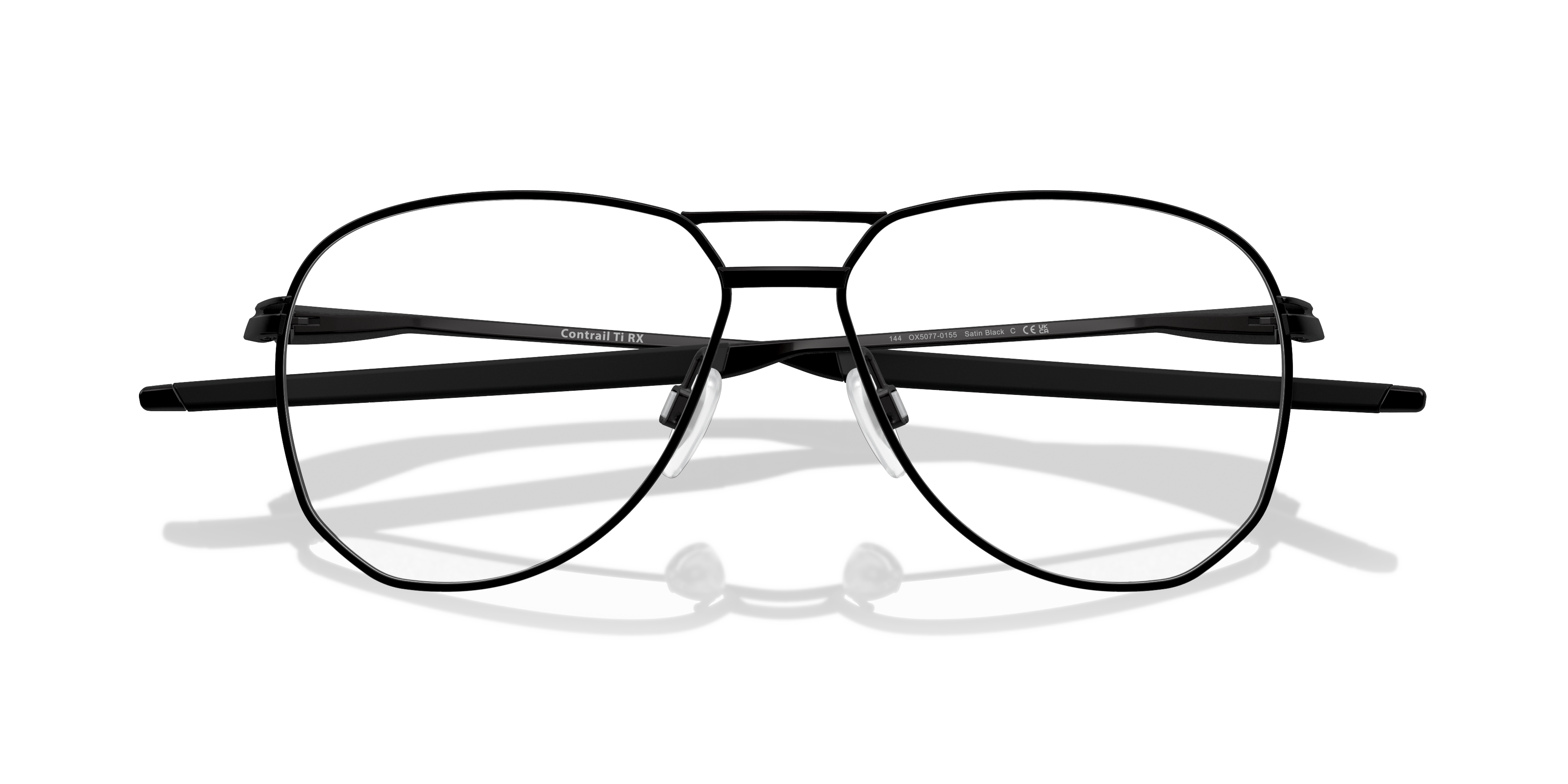 Oakley OX5077 Contrail TI Round Eyeglasses - Pewter