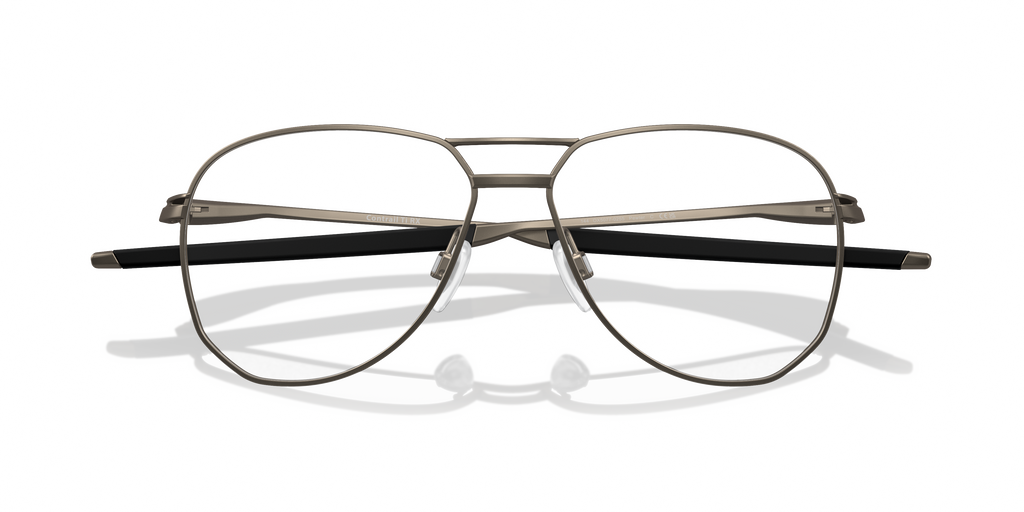 Oakley OX5077 Contrail TI Round Eyeglasses - Pewter