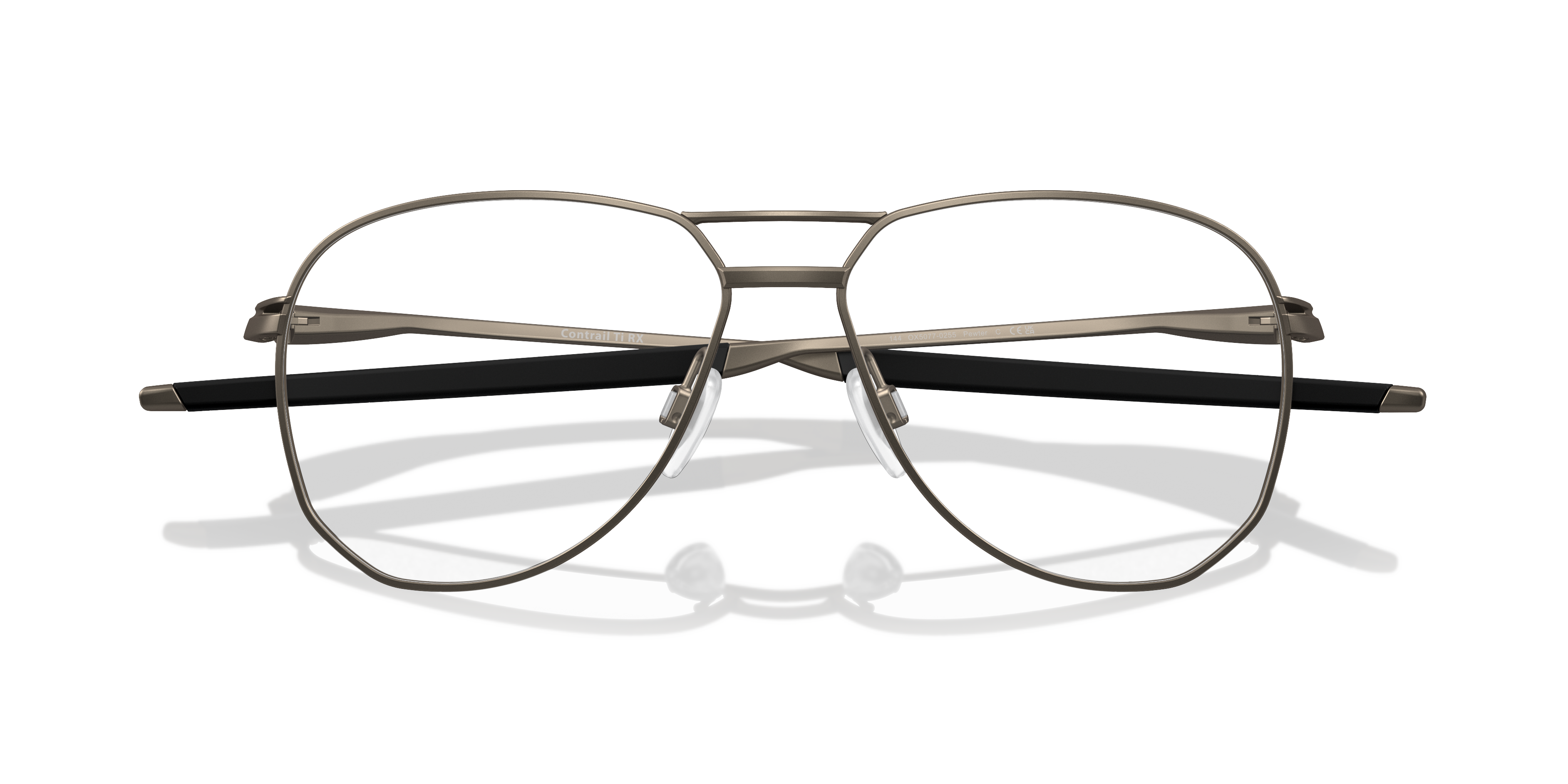 Oakley OX5077 Contrail TI Round Eyeglasses - Pewter