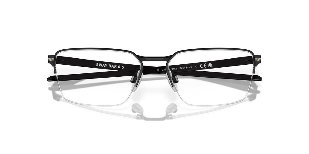 Oakley OX5080 Sway Bar 0.5 Rectangle Eyeglasses - Matte Midnight