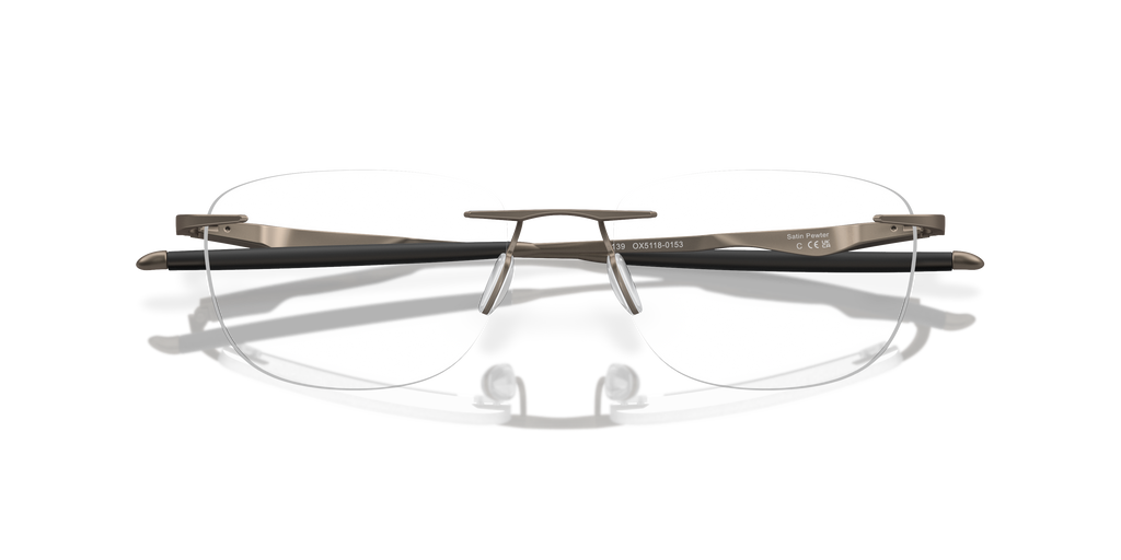Oakley OX5118 Wingfold EVR Rectangle Eyeglasses - Satin Pewter
