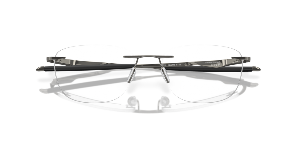 Oakley OX5118 Wingfold EVR Rectangle Eyeglasses - Cement